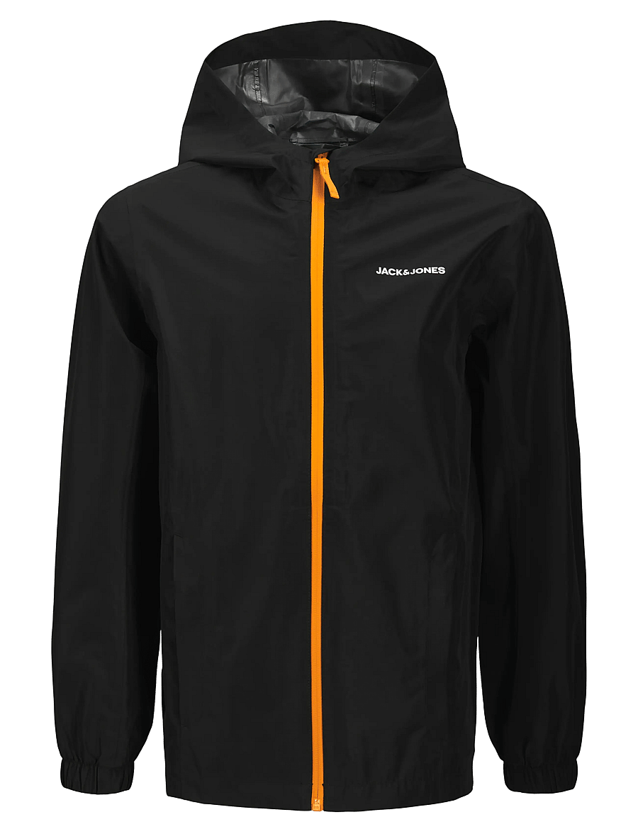 Jack & Jones - JJEFLYNN RAIN JACKET NOOS JNR - regnjakker - black - 1