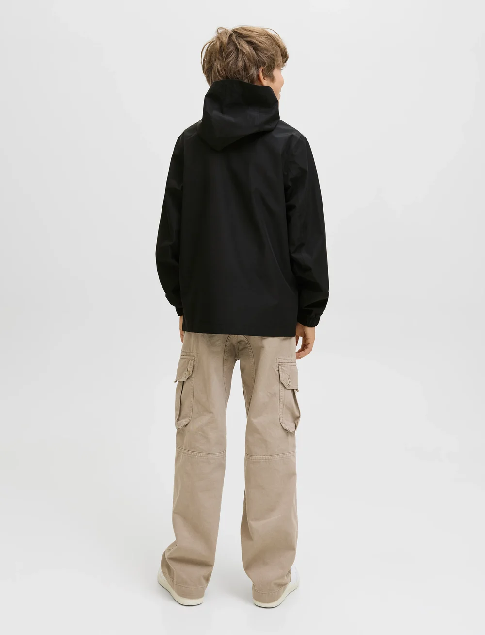 Jack & Jones - JJEFLYNN RAIN JACKET SN JNR - vihmajoped - black - 2