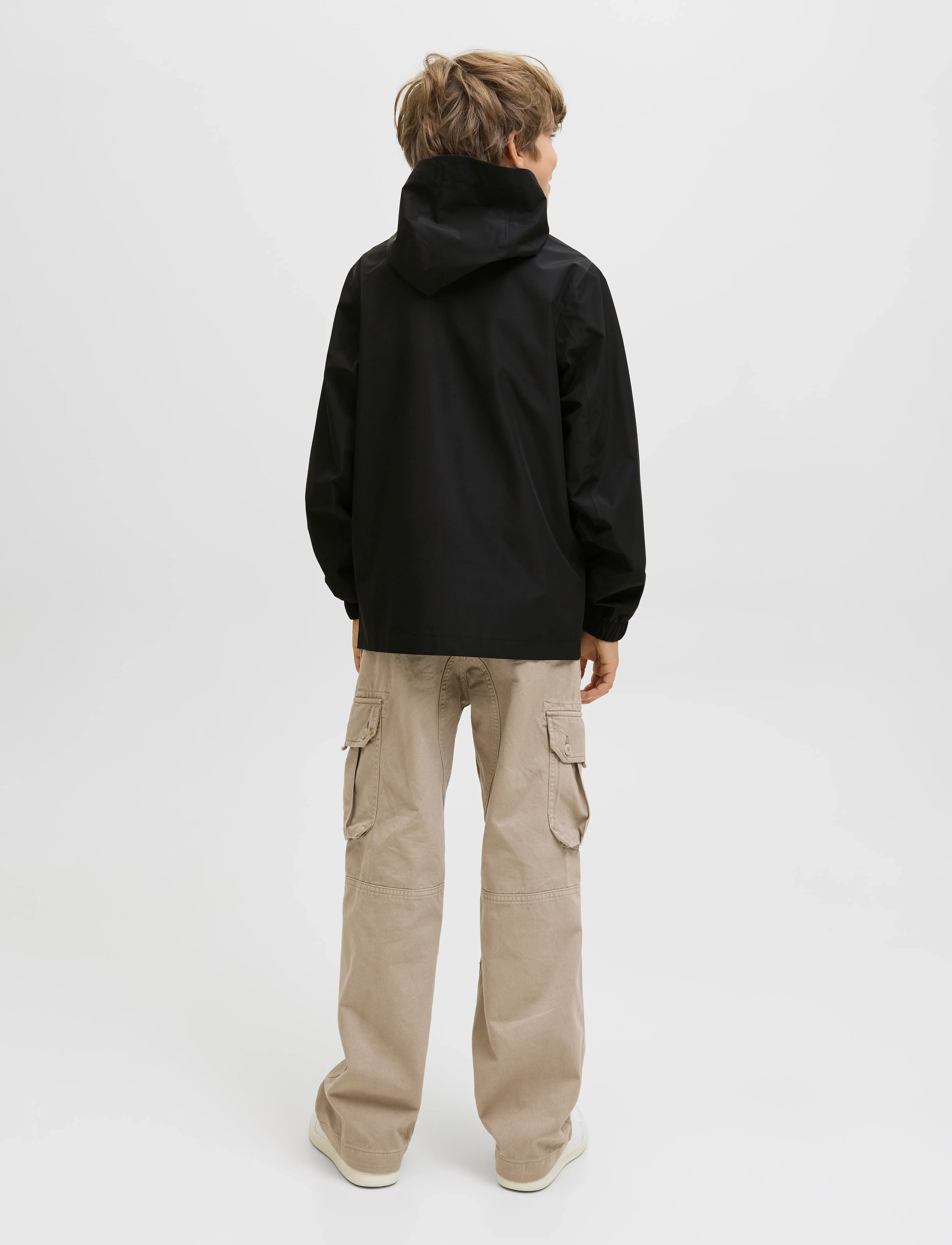 Jack & Jones - JJEFLYNN RAIN JACKET NOOS JNR - regnjakker - black - 2