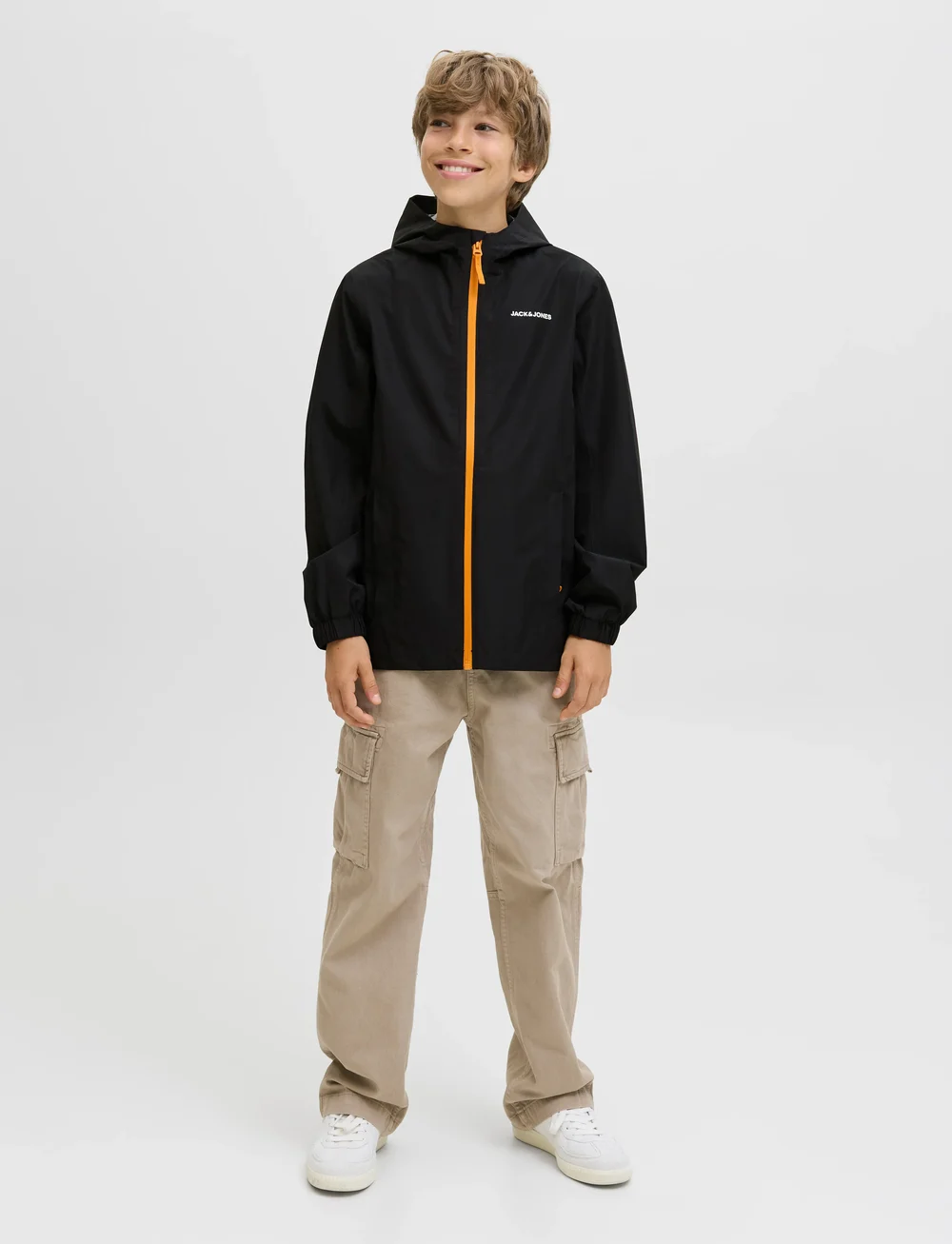 Jack & Jones - JJEFLYNN RAIN JACKET SN JNR - vihmajoped - black - 3