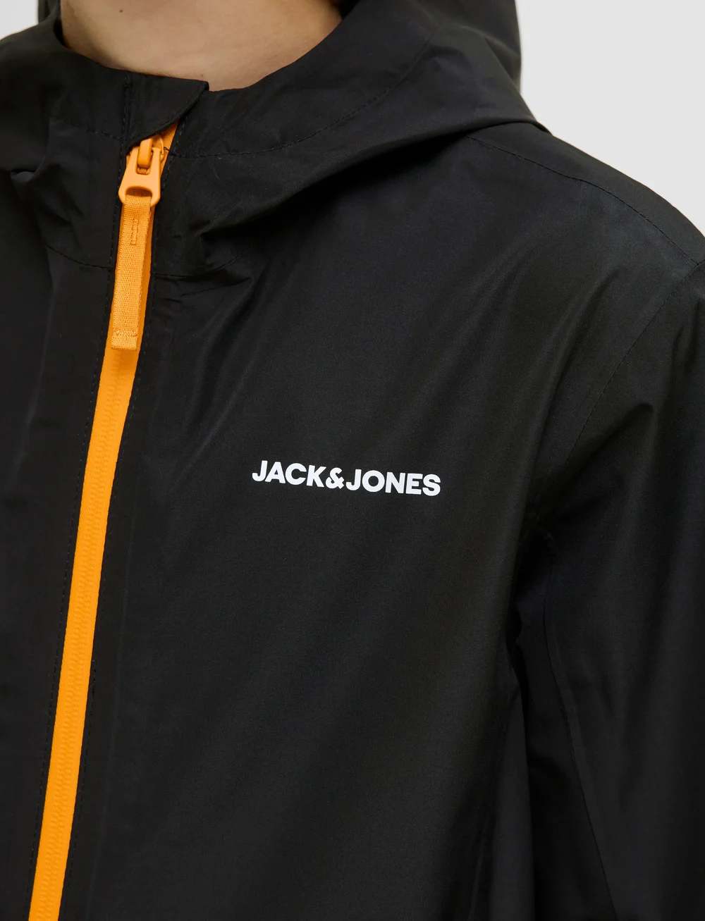 Jack & Jones - JJEFLYNN RAIN JACKET SN JNR - vihmajoped - black - 5