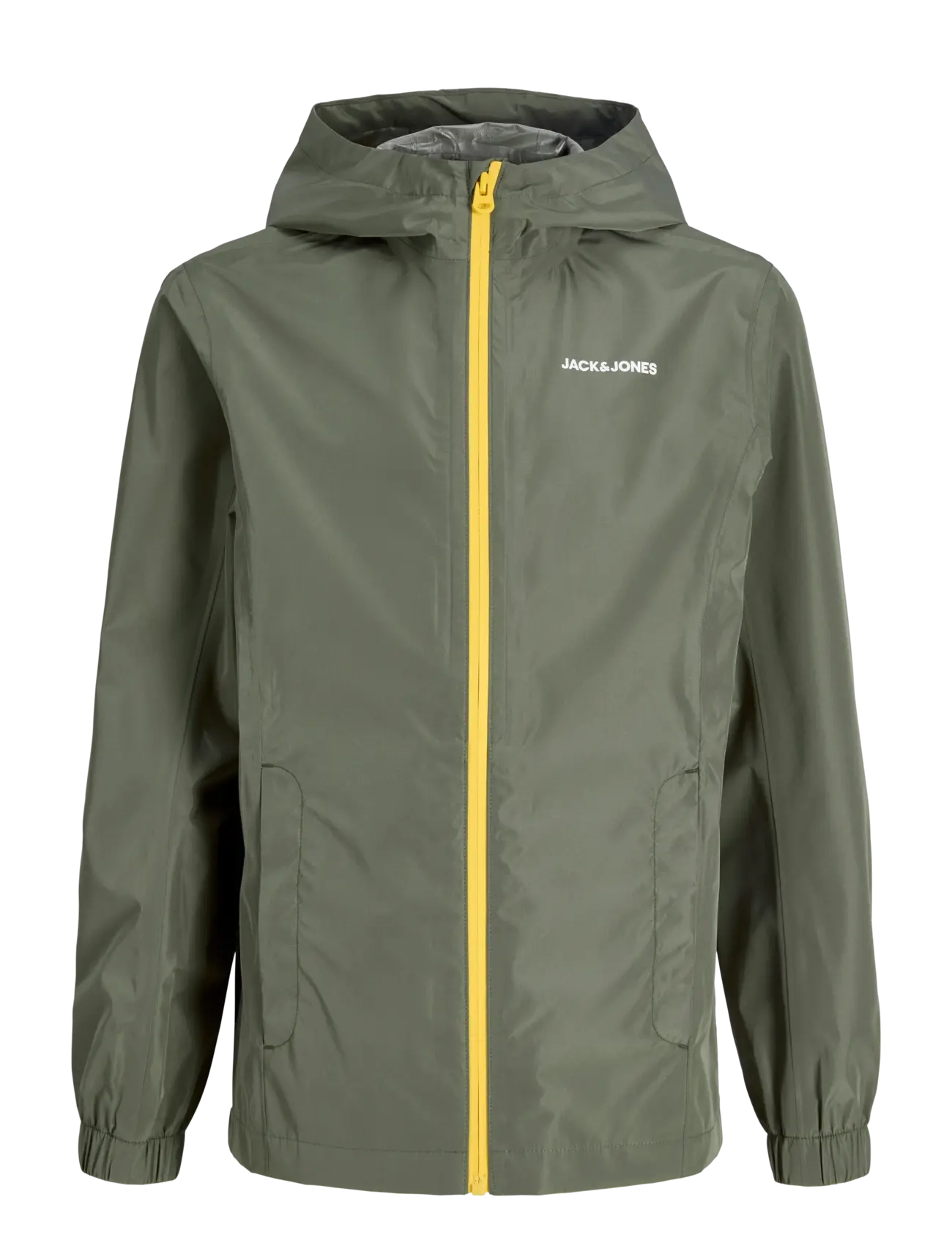 Jack & Jones JJEFLYNN RAIN JACKET NOOS JNR - Ytterkläder - DUSTY OLIVE / khaki/green