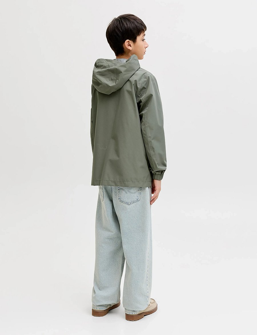 Jack & Jones - JJEFLYNN RAIN JACKET NOOS JNR - vihmajoped - dusty olive - 3
