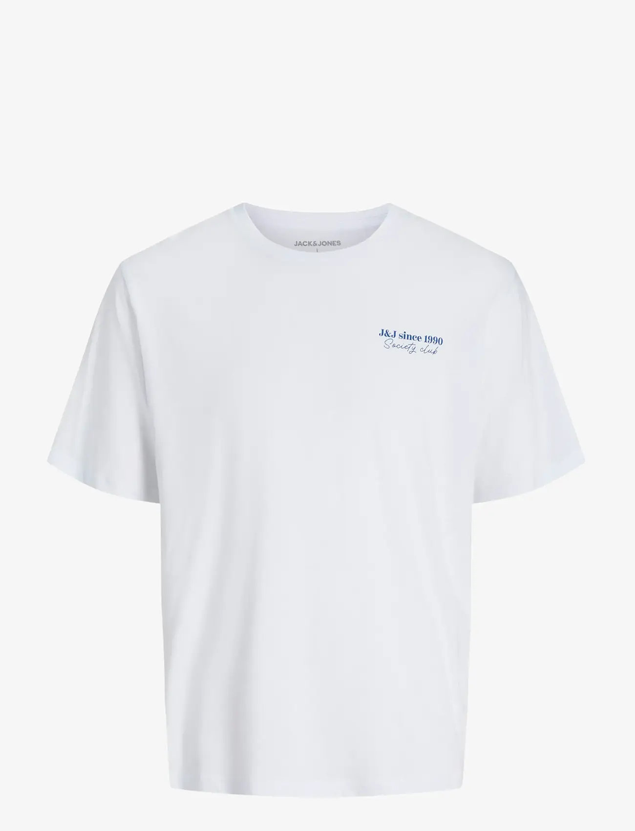 Jack & Jones - JJNINETY TEE SS CREW NECK JNR - short-sleeved t-shirts - white - 0
