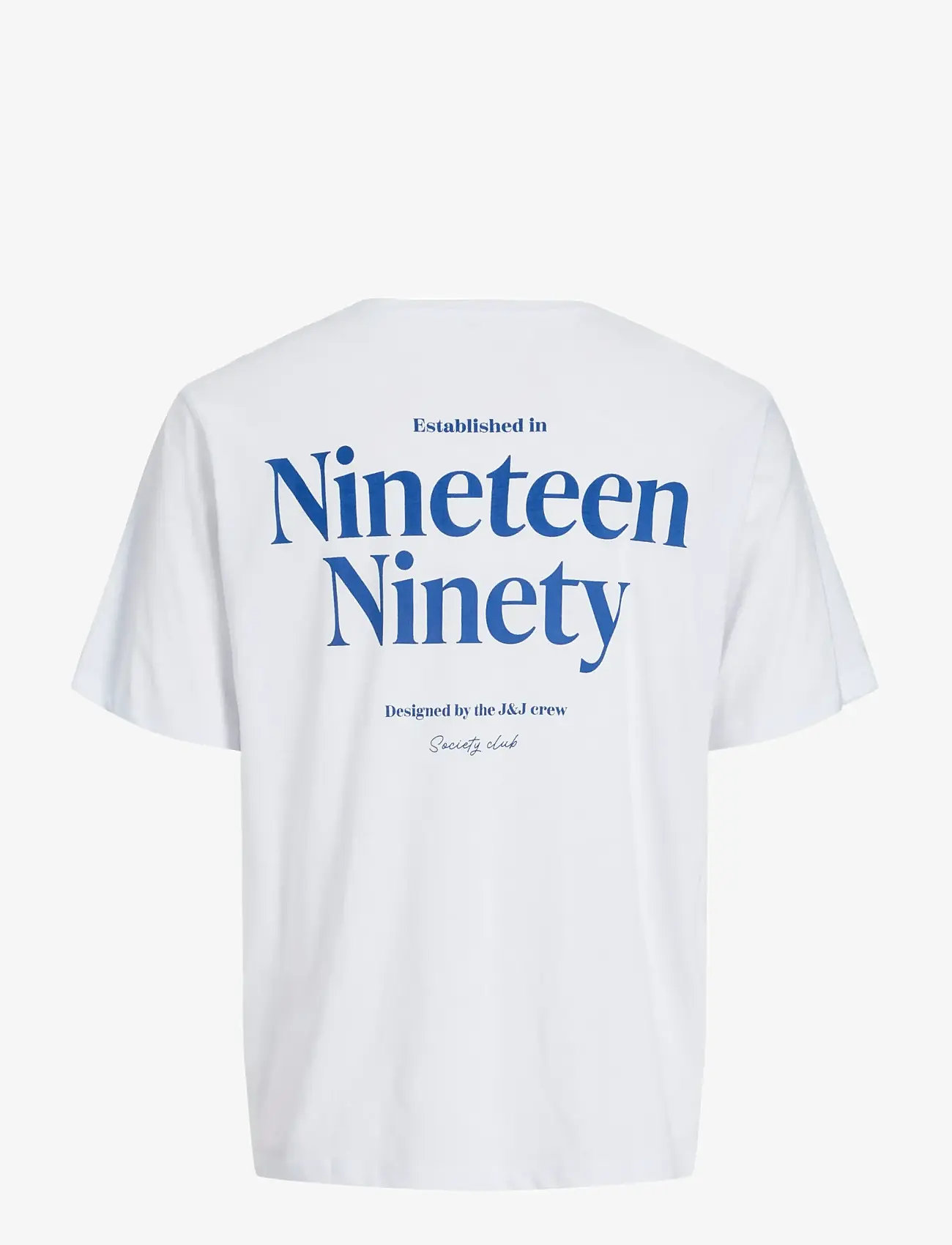 Jack & Jones - JJNINETY TEE SS CREW NECK JNR - short-sleeved t-shirts - white - 1