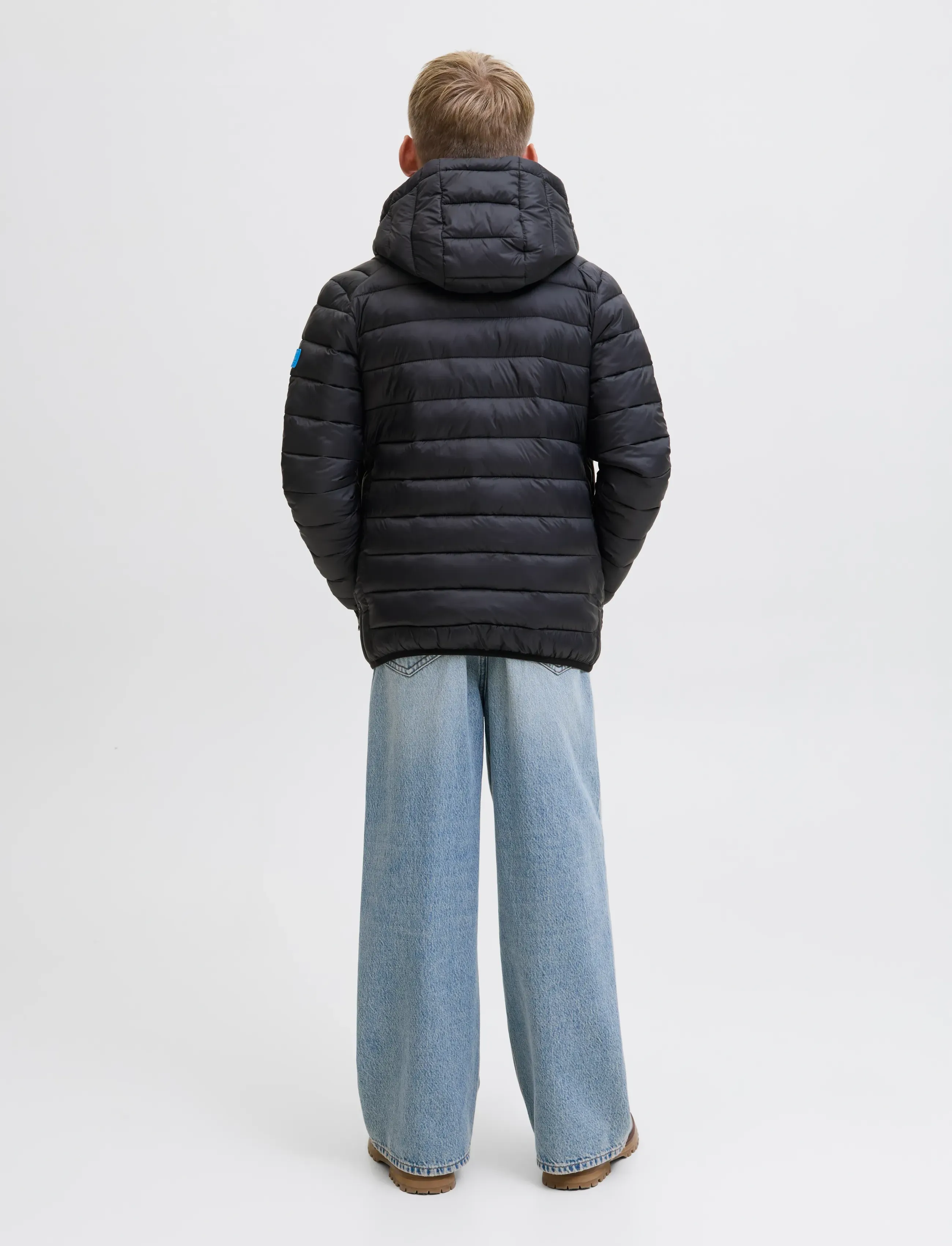 Jack & Jones - JJEBRADLEY LIGHT PUFFER HOOD JNR - vetrarjakkar - black - 3