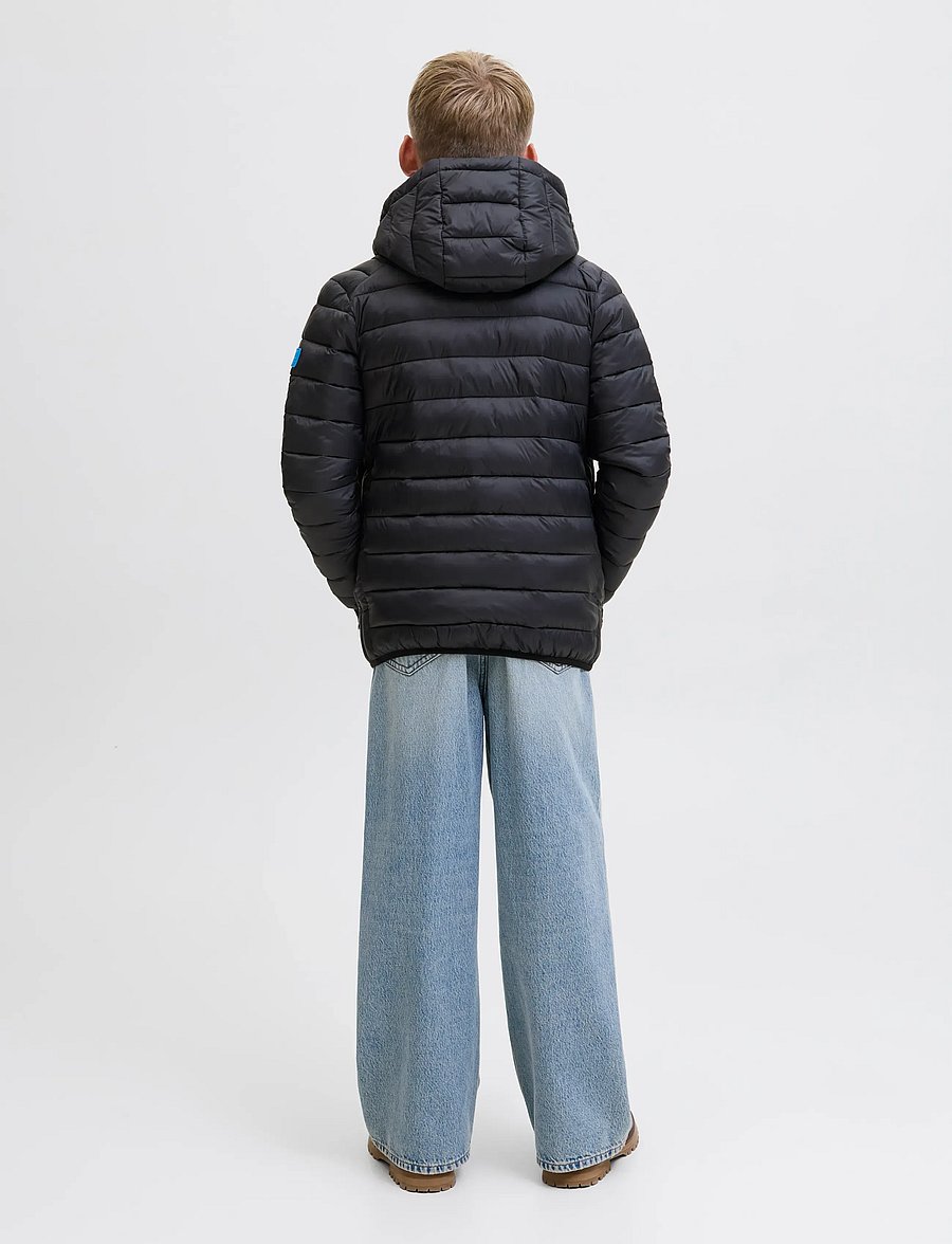 Jack & Jones - JJEBRADLEY LIGHT PUFFER HOOD JNR - vetrarjakkar - black - 3
