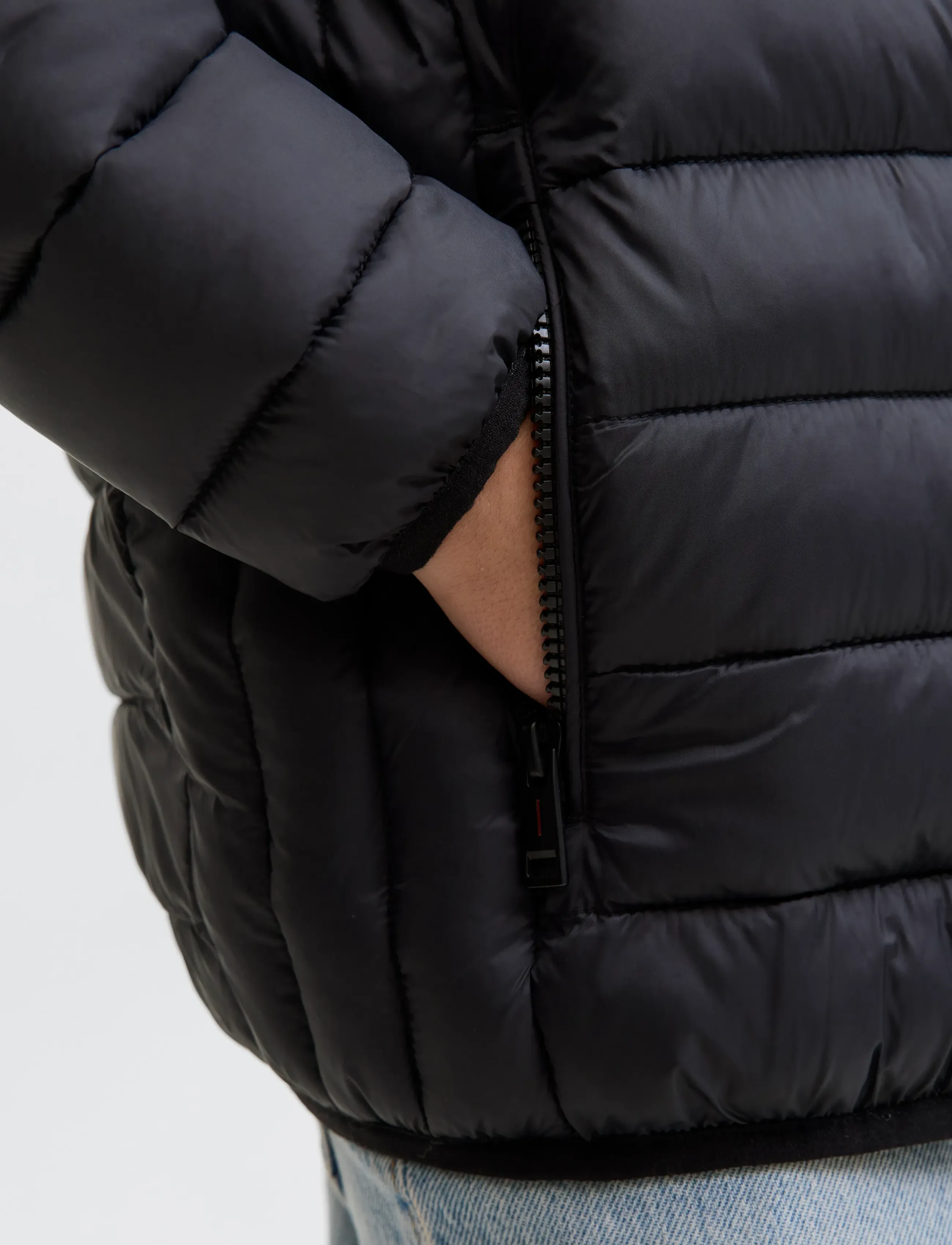 Jack & Jones - JJEBRADLEY LIGHT PUFFER HOOD JNR - vetrarjakkar - black - 5