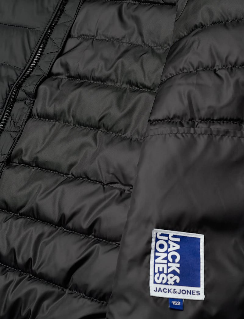 Jack & Jones - JJEBRADLEY LIGHT PUFFER HOOD JNR - talvejope - black - 4