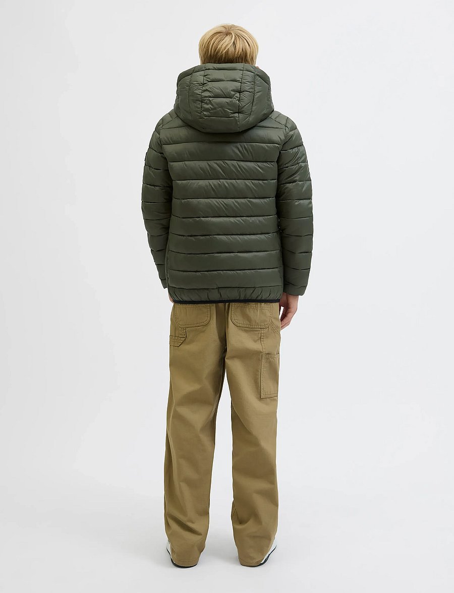 Jack & Jones - JJEBRADLEY LIGHT PUFFER HOOD JNR - winterjacke - rosin - 2