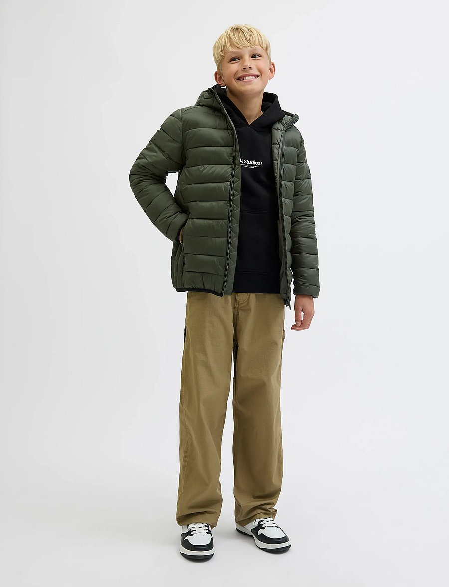 Jack & Jones - JJEBRADLEY LIGHT PUFFER HOOD JNR - winterjacke - rosin - 4