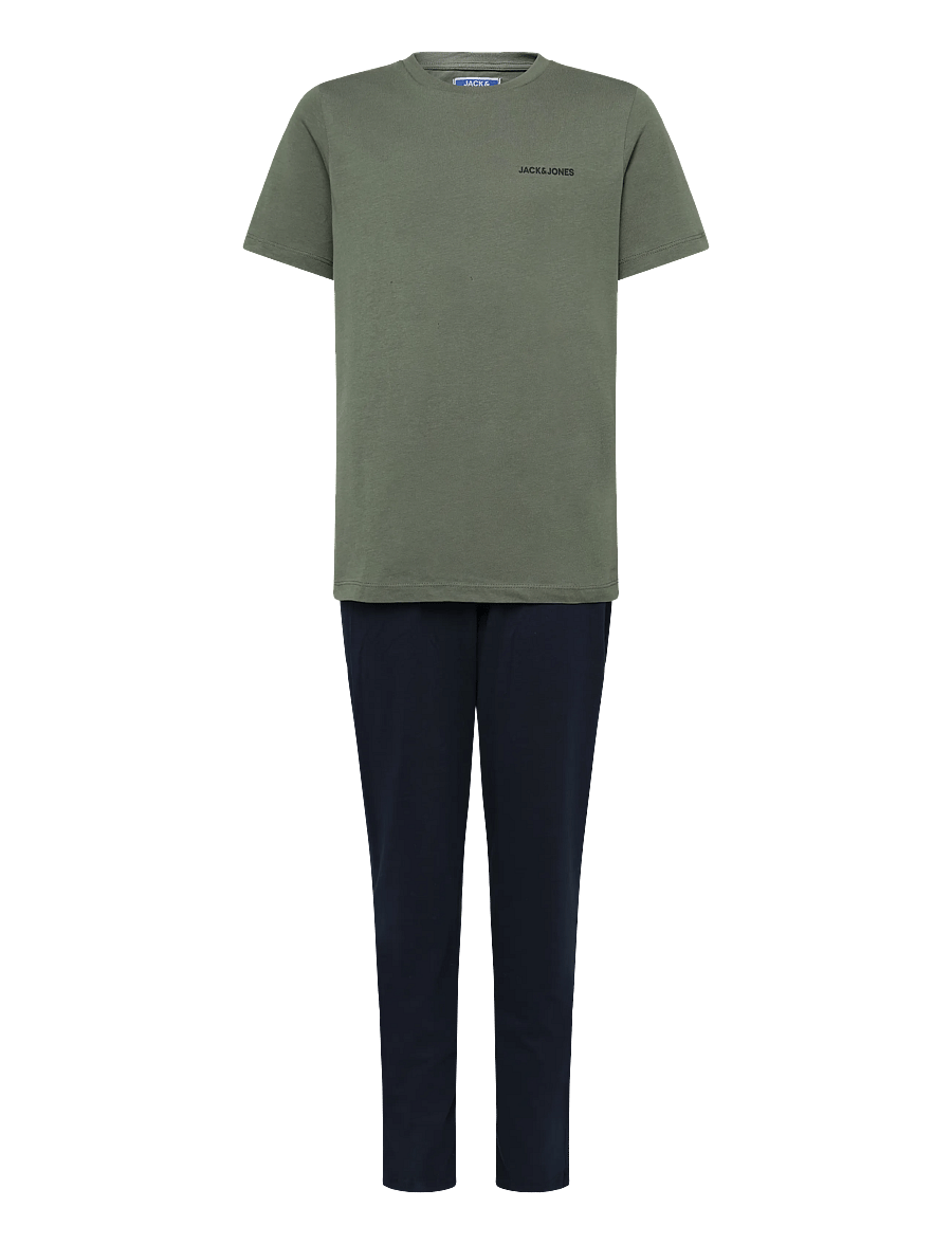Jack & Jones - JACEVEREST SS TEE AND PANTS SET W JNR - sæt med kortærmet t-shirt - beetle - 1