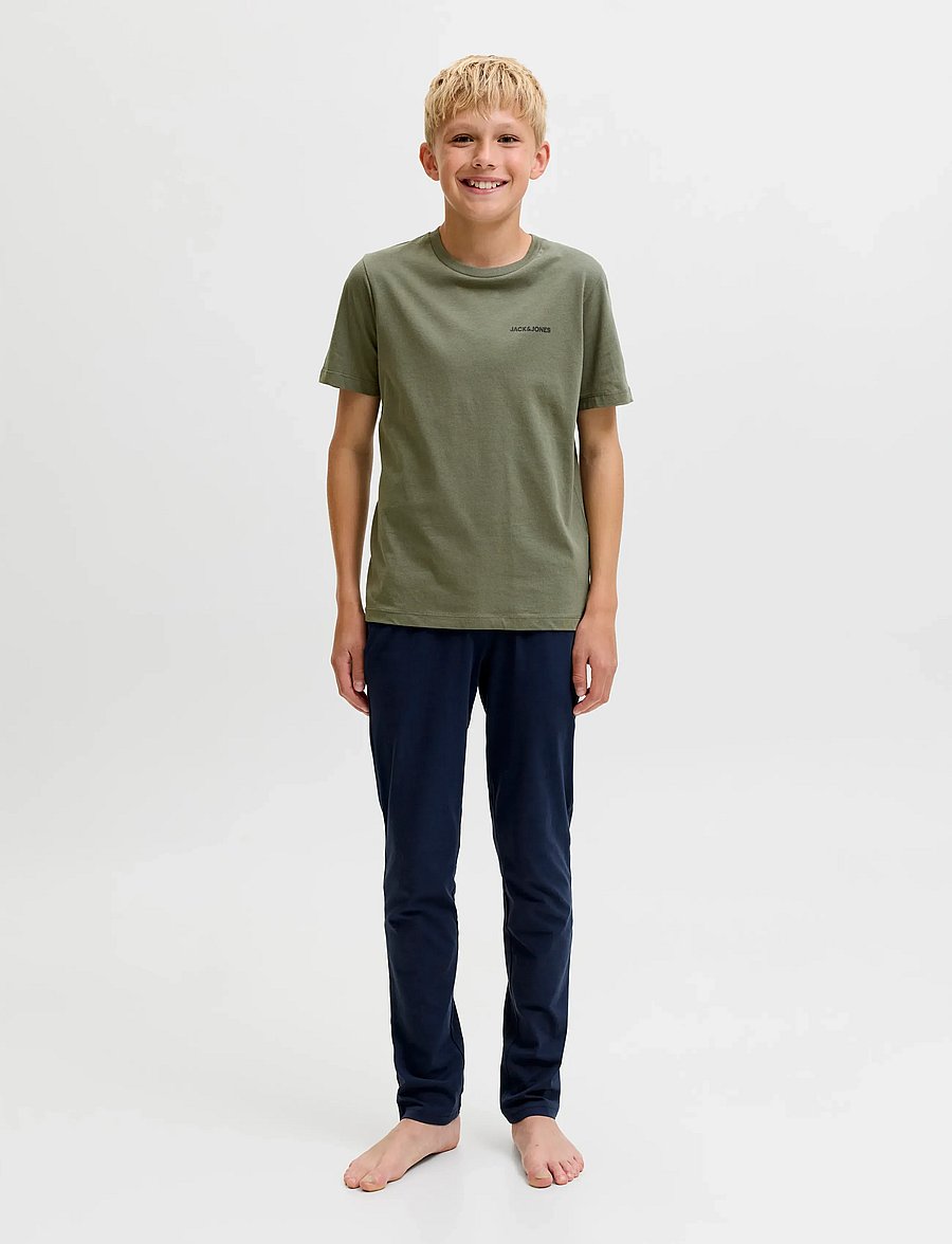 Jack & Jones - JACEVEREST SS TEE AND PANTS SET W JNR - beetle - 0