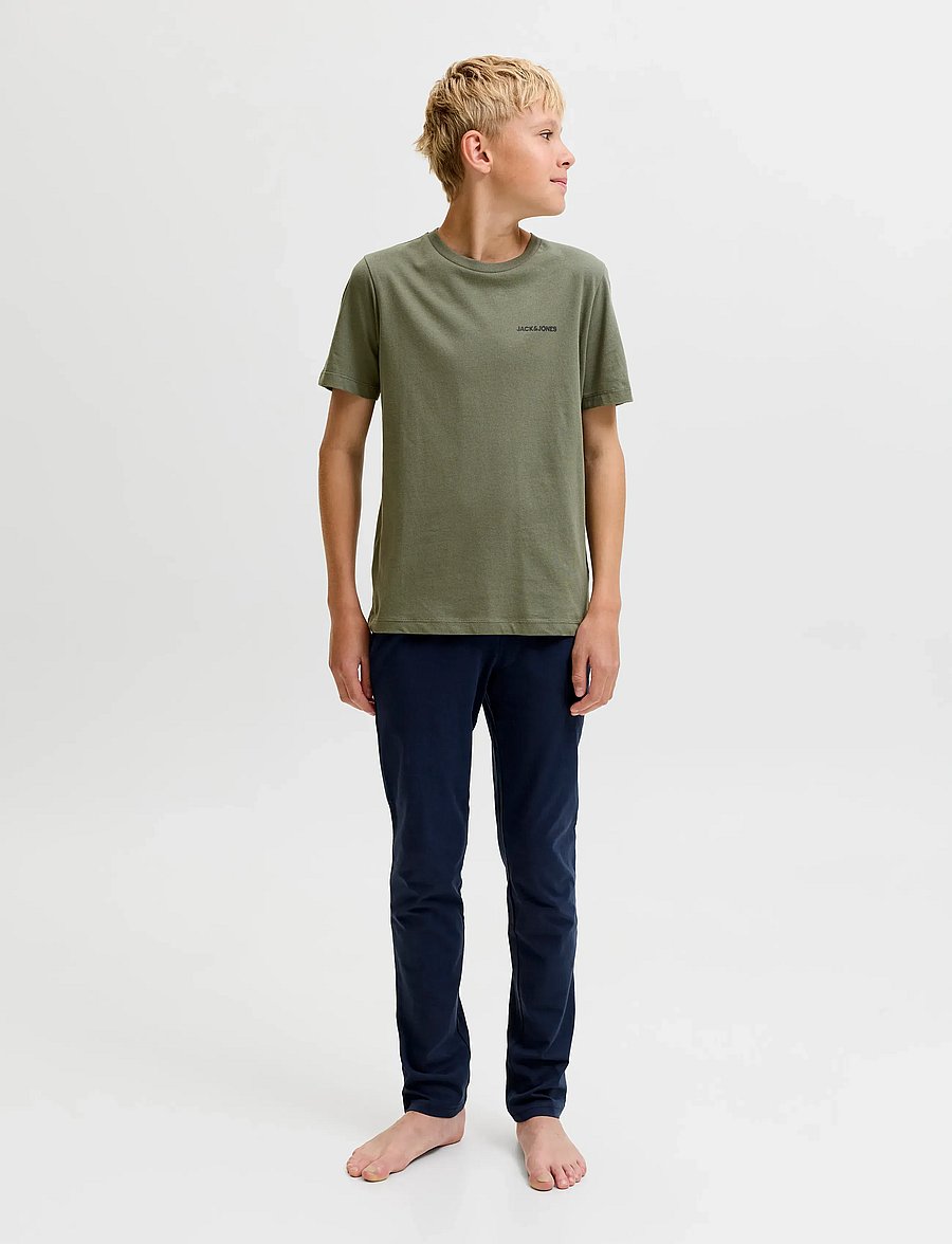 Jack & Jones - JACEVEREST SS TEE AND PANTS SET W JNR - beetle - 3