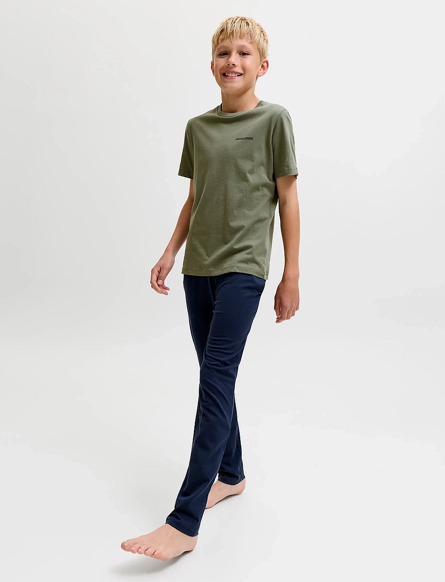 Jack & Jones - JACEVEREST SS TEE AND PANTS SET W JNR - beetle - 5