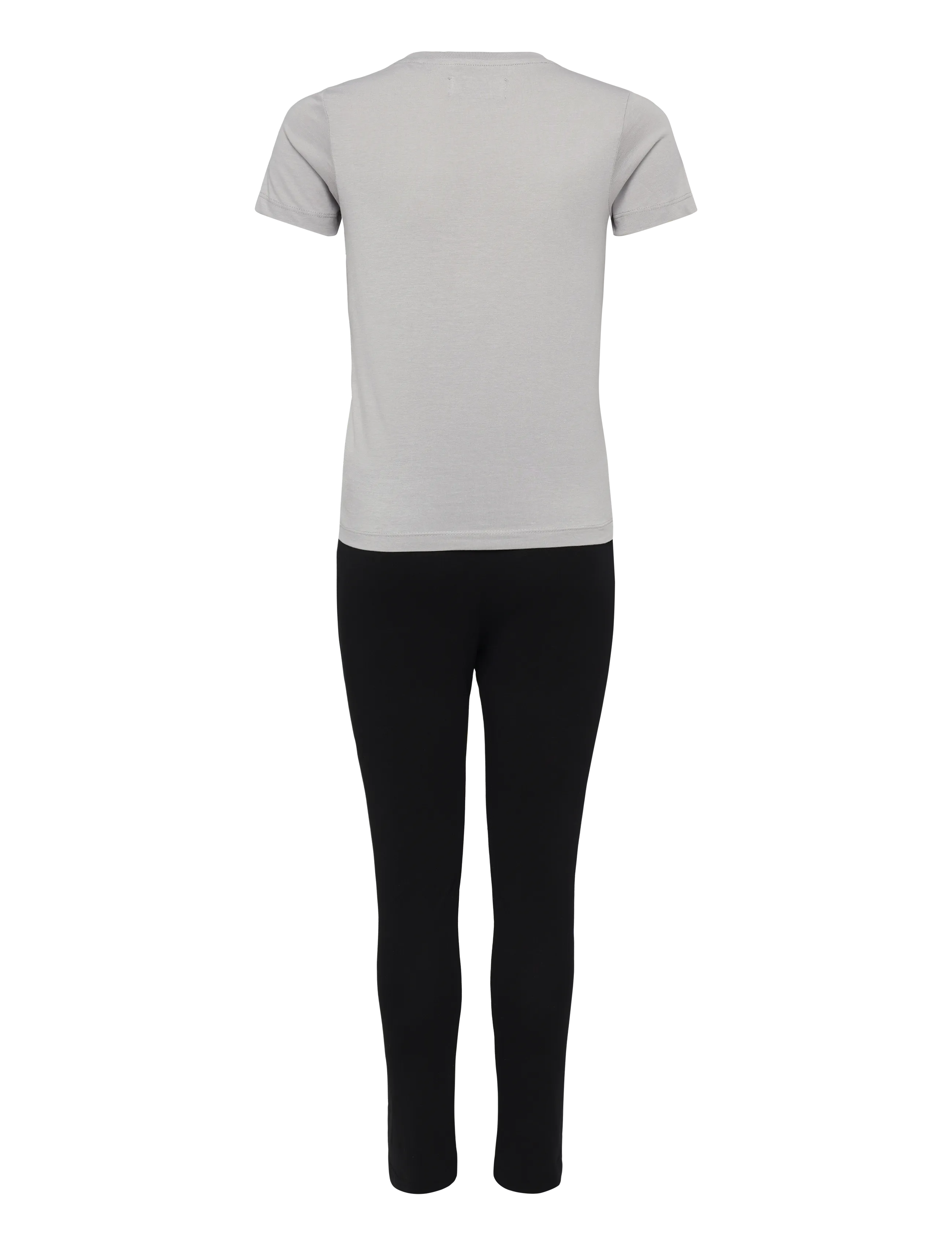 Jack & Jones - JACEVEREST SS TEE AND PANTS SET W JNR - sets mit kurzärmeligem t-shirt - drizzle - 2