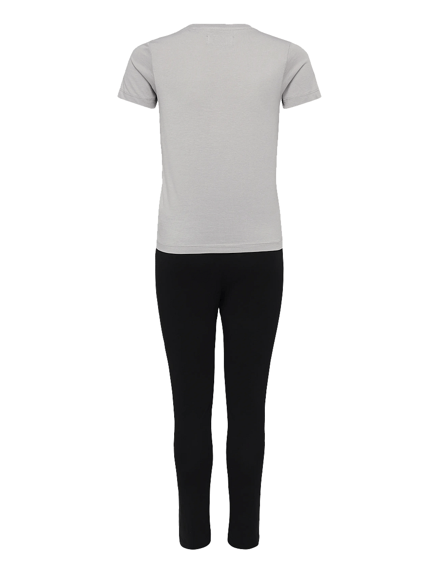 Jack & Jones - JACEVEREST SS TEE AND PANTS SET W JNR - sets mit kurzärmeligem t-shirt - drizzle - 2