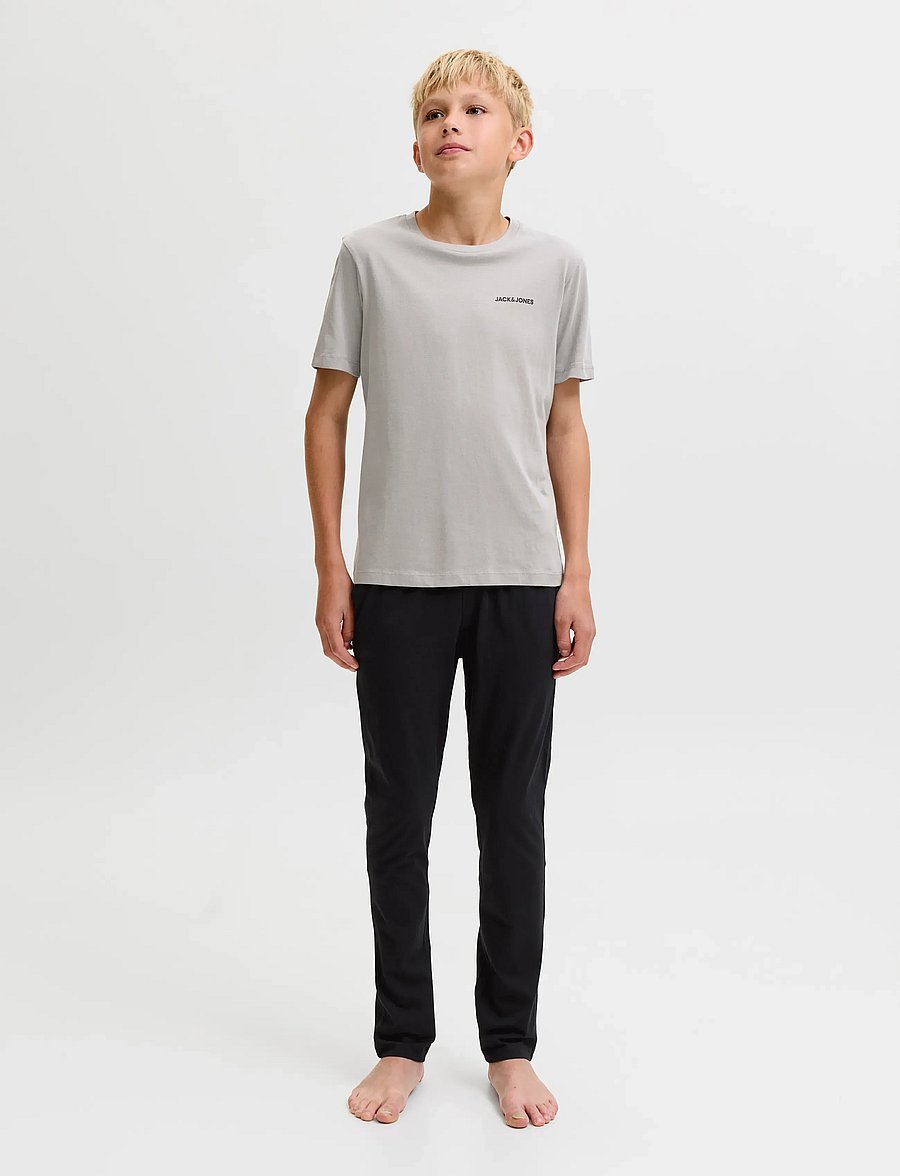 Jack & Jones - JACEVEREST SS TEE AND PANTS SET W JNR - drizzle - 0