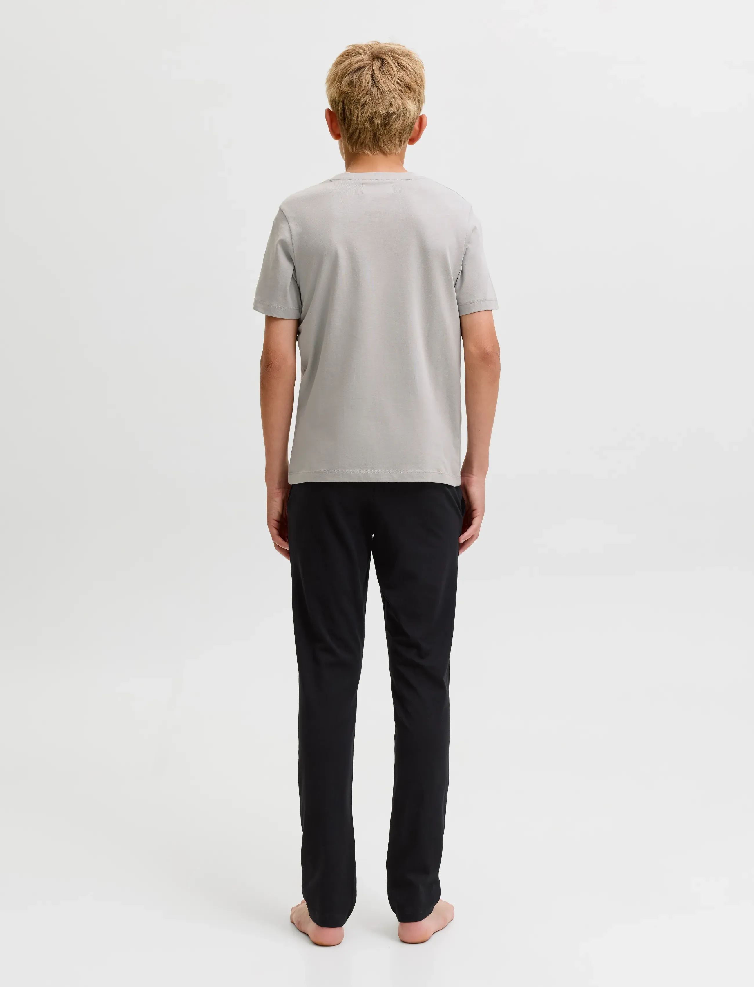 Jack & Jones - JACEVEREST SS TEE AND PANTS SET W JNR - drizzle - 2