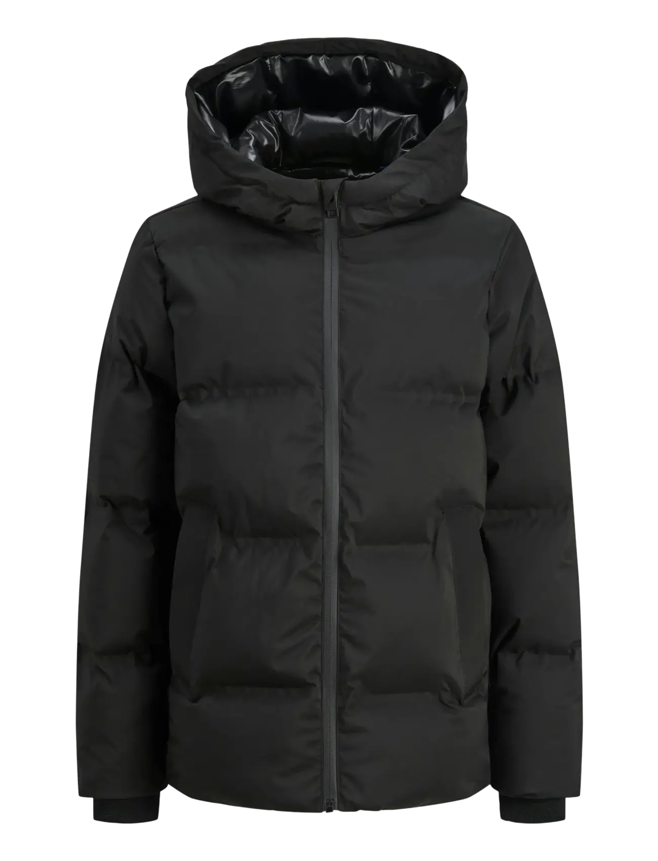 Jack & Jones JJKAITO PUFFER JACKET LN JNR - Overtøj - BLACK / black