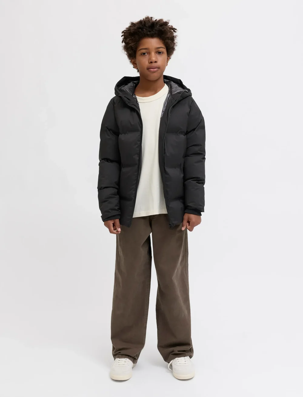 Jack & Jones - JJKAITO PUFFER JACKET LN JNR - winterjacke - black - 3