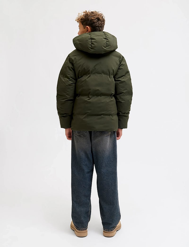 Jack & Jones - JJKAITO PUFFER JACKET LN JNR - talvejope - rosin - 2