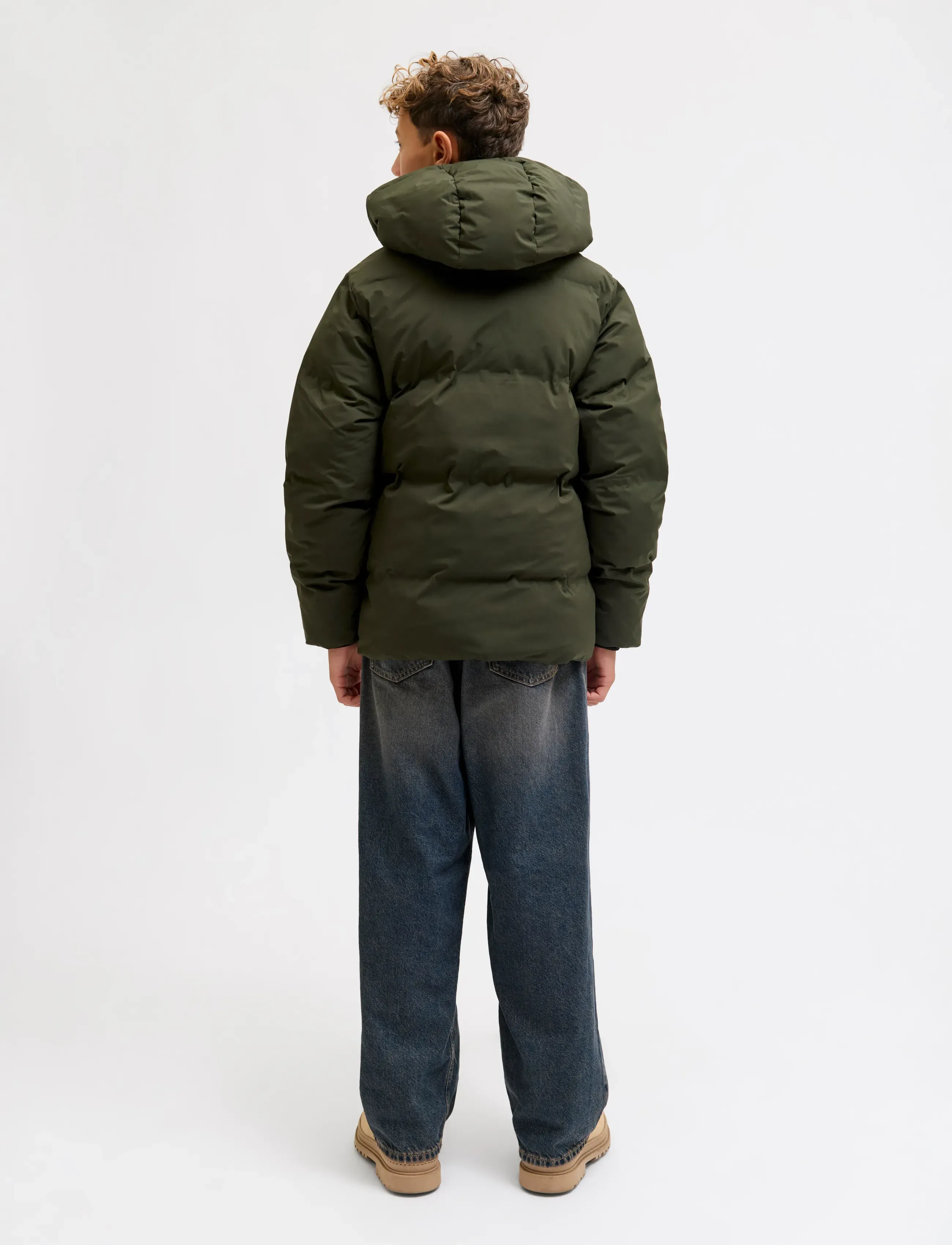 Jack & Jones - JJKAITO PUFFER JACKET LN JNR - veste d'hiver - rosin - 2