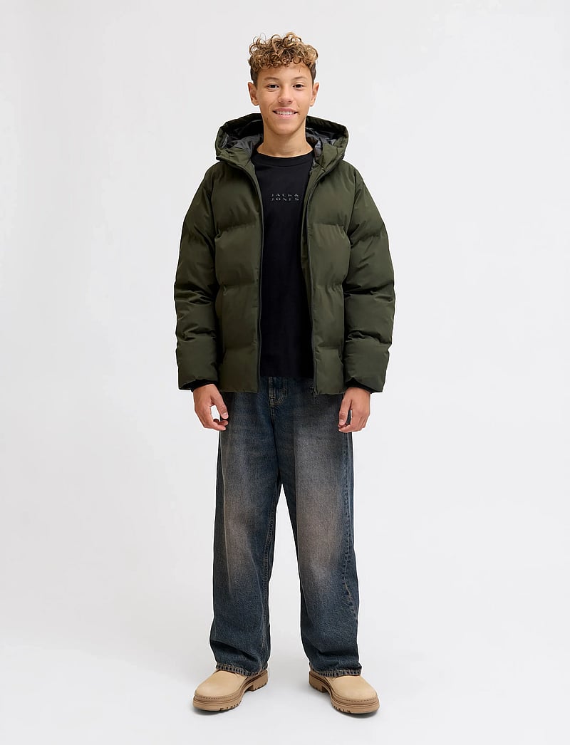 Jack & Jones - JJKAITO PUFFER JACKET LN JNR - talvejope - rosin - 5