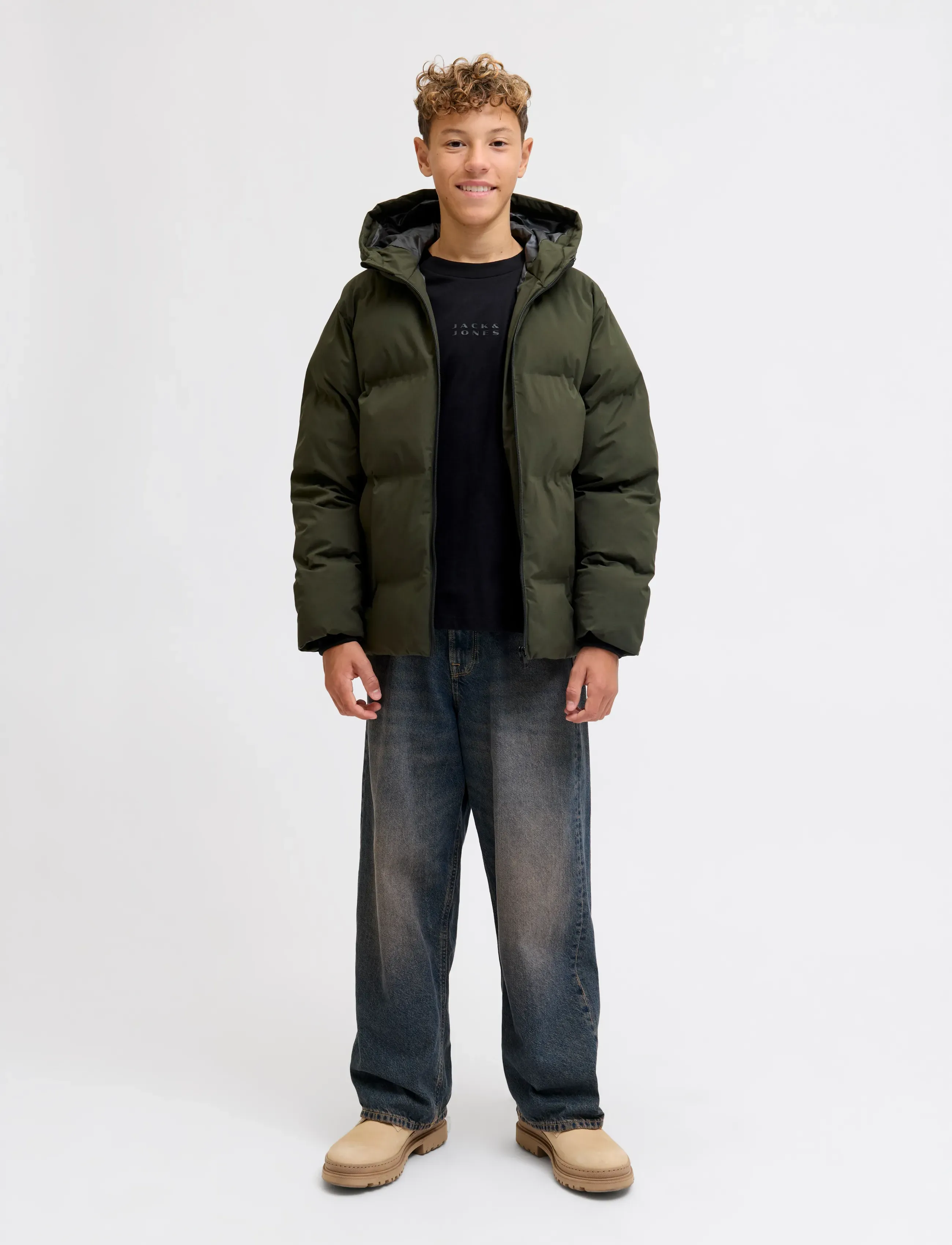 Jack & Jones - JJKAITO PUFFER JACKET LN JNR - veste d'hiver - rosin - 5