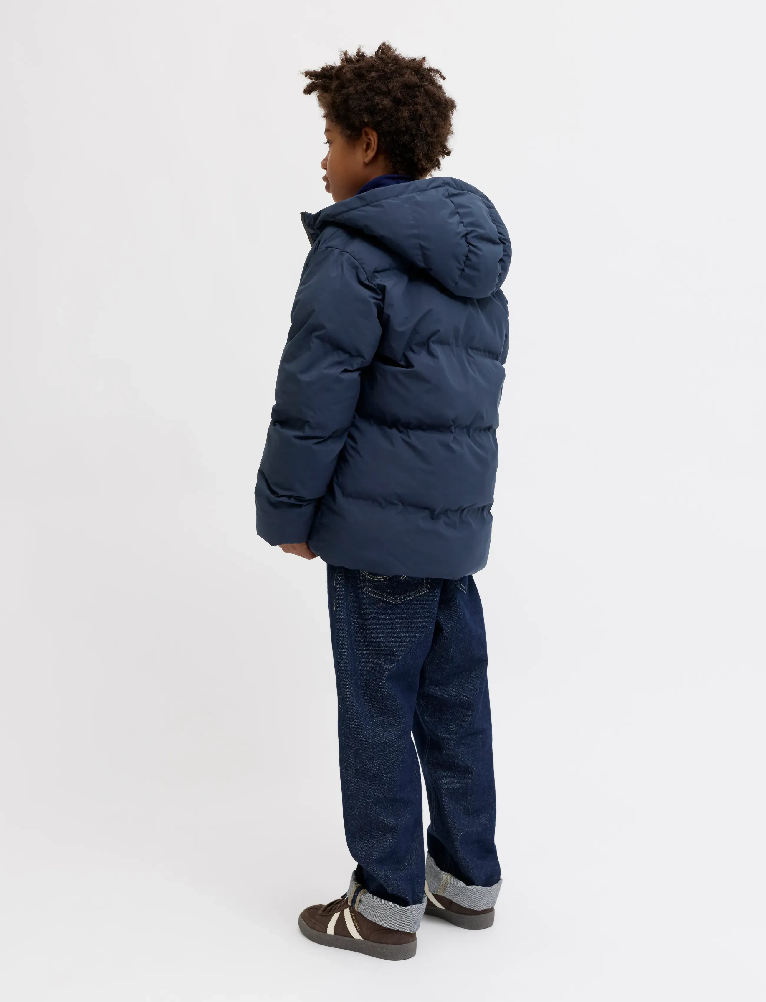 Jack & Jones - JJKAITO PUFFER JACKET LN JNR - winterjacke - sky captain - 2