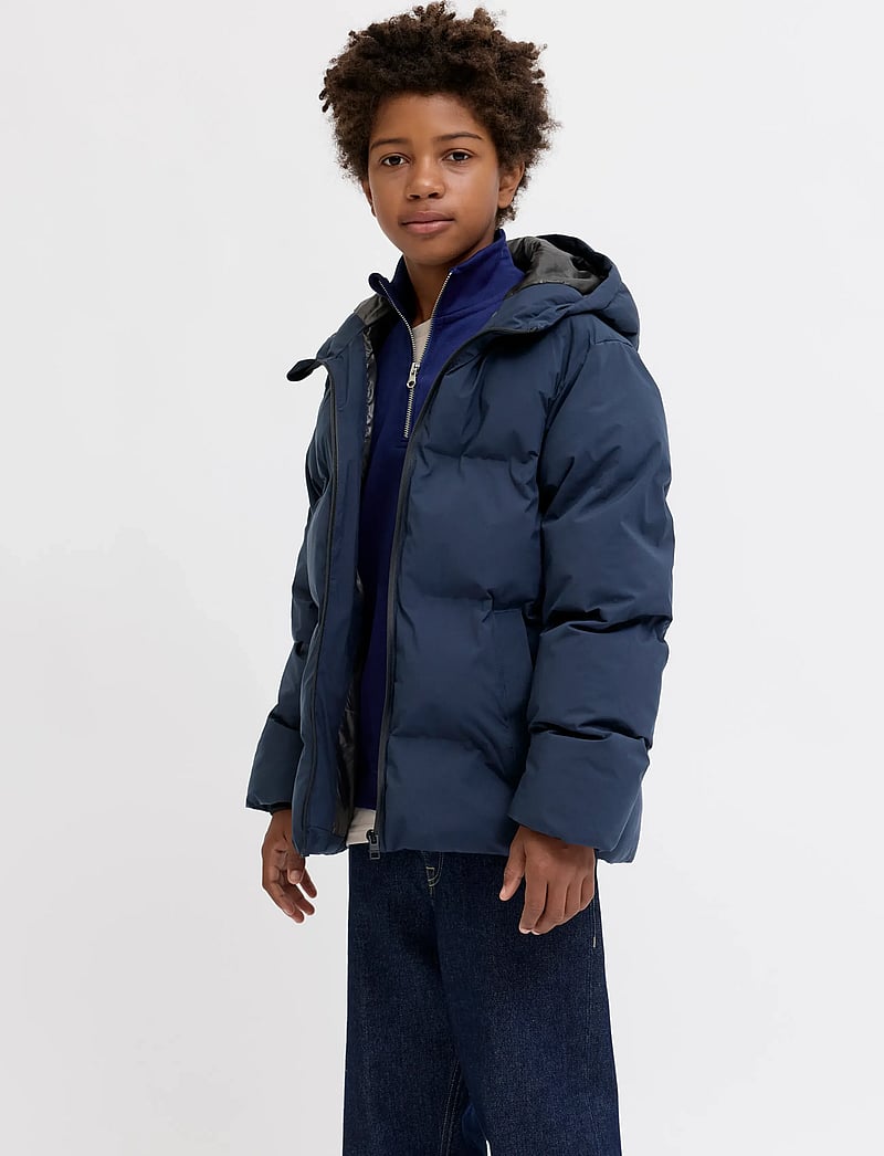 Jack & Jones - JJKAITO PUFFER JACKET LN JNR - talvejope - sky captain - 4