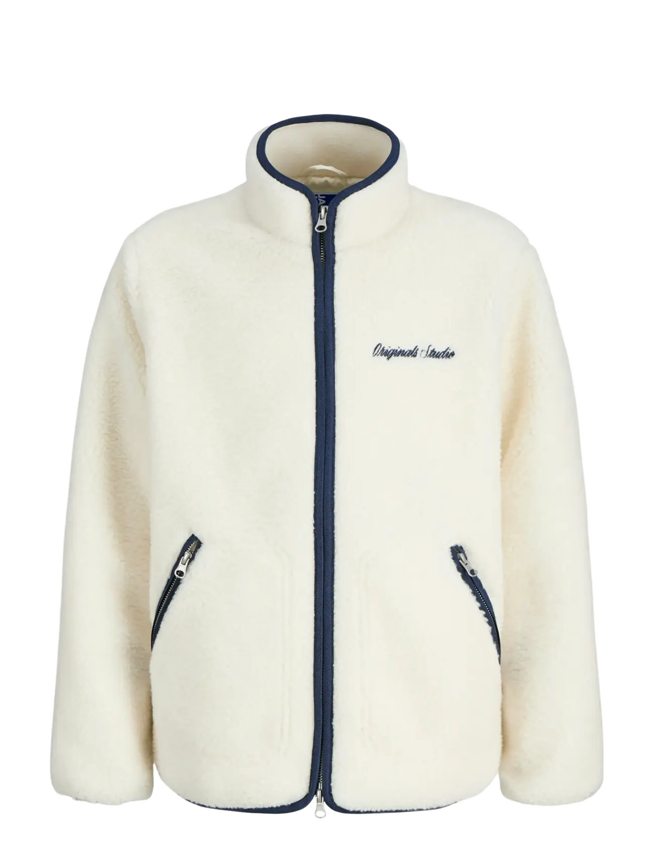 JACK & JONES Jornorrebro Teddy Jacke Jnr Cream - 176 - Kinder