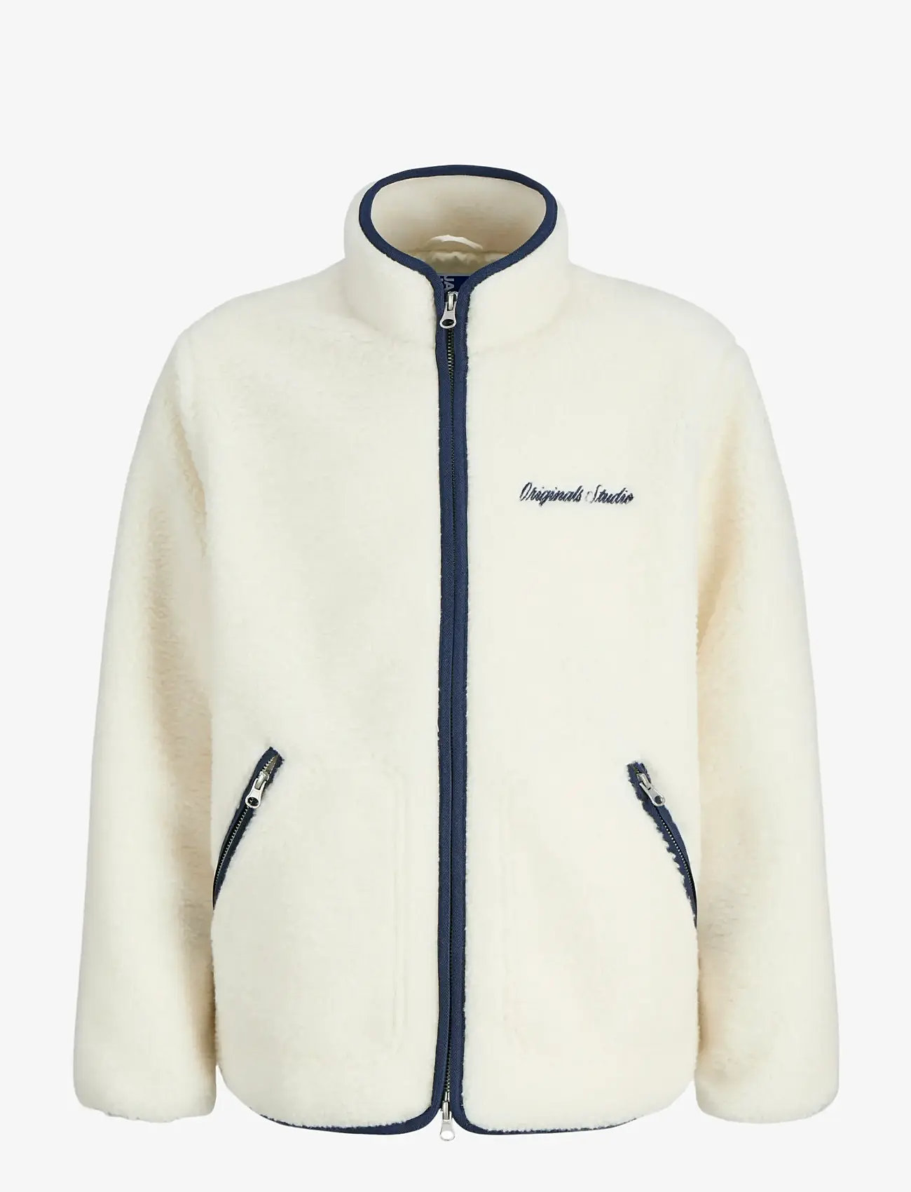 Jack & Jones - JORNORREBRO TEDDY JACKET JNR - fleecejackor - cloud dancer - 1