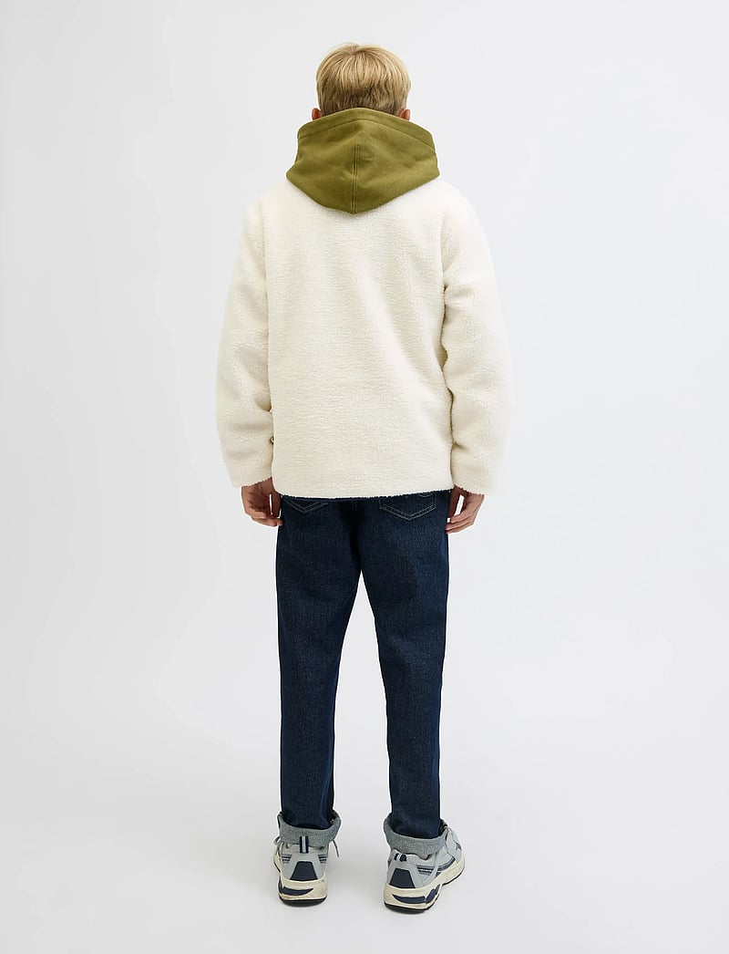 Jack & Jones - JORNORREBRO TEDDY JACKET JNR - fleecejakker - cloud dancer - 2