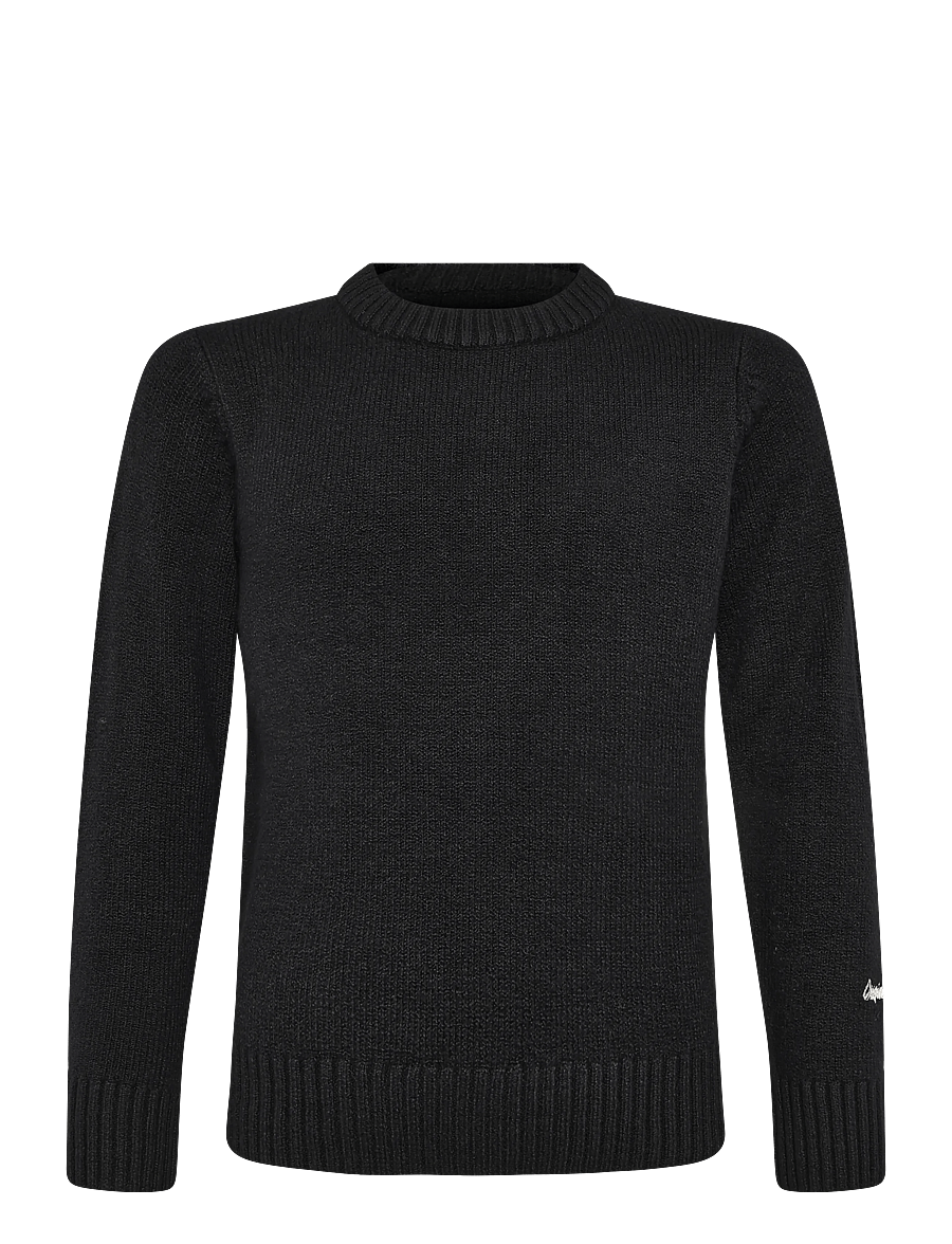 Jack & Jones - JORNORREBRO KNIT CREW NECK SN JNR - trøjer - black - 1