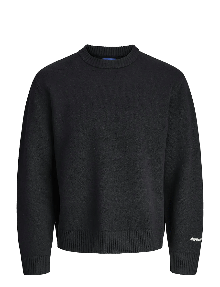 Jack & Jones - JORNORREBRO KNIT CREW NECK SN JNR - gensere - black - 1