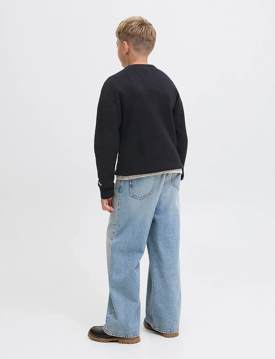 Jack & Jones - JORNORREBRO KNIT CREW NECK SN JNR - gensere - black - 2