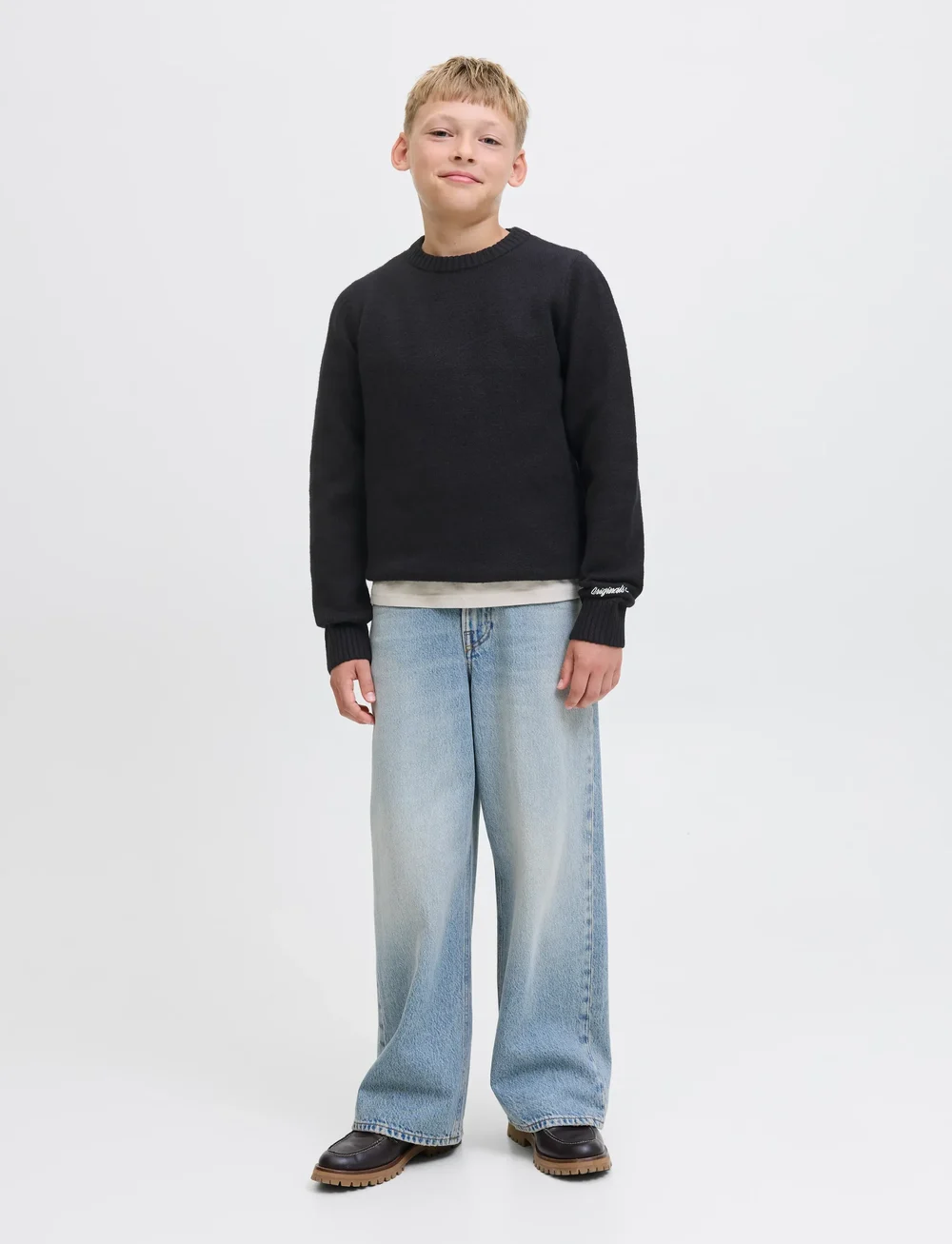 Jack & Jones - JORNORREBRO KNIT CREW NECK SN JNR - pullover - black - 3