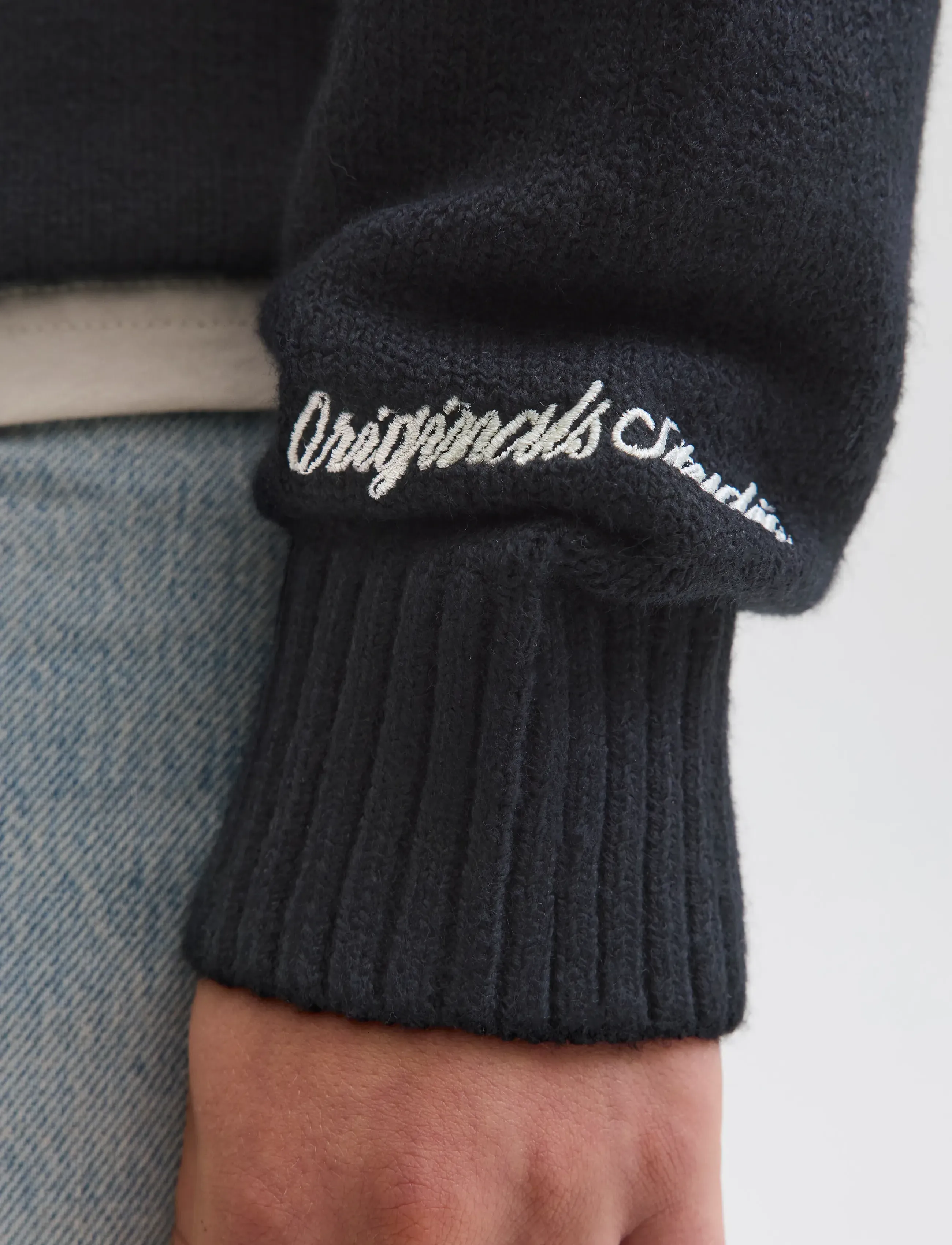 Jack & Jones - JORNORREBRO KNIT CREW NECK SN JNR - džemprid - black - 4
