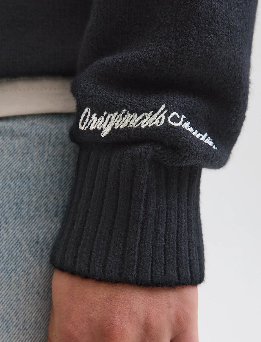Jack & Jones - JORNORREBRO KNIT CREW NECK SN JNR - džemprid - black - 4