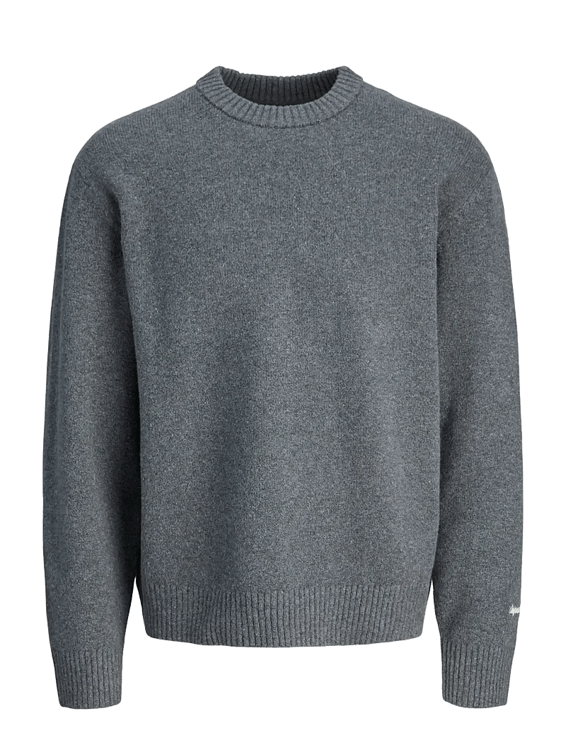 Jack & Jones - JORNORREBRO KNIT CREW NECK SN JNR - pullover - dark grey melange - 1