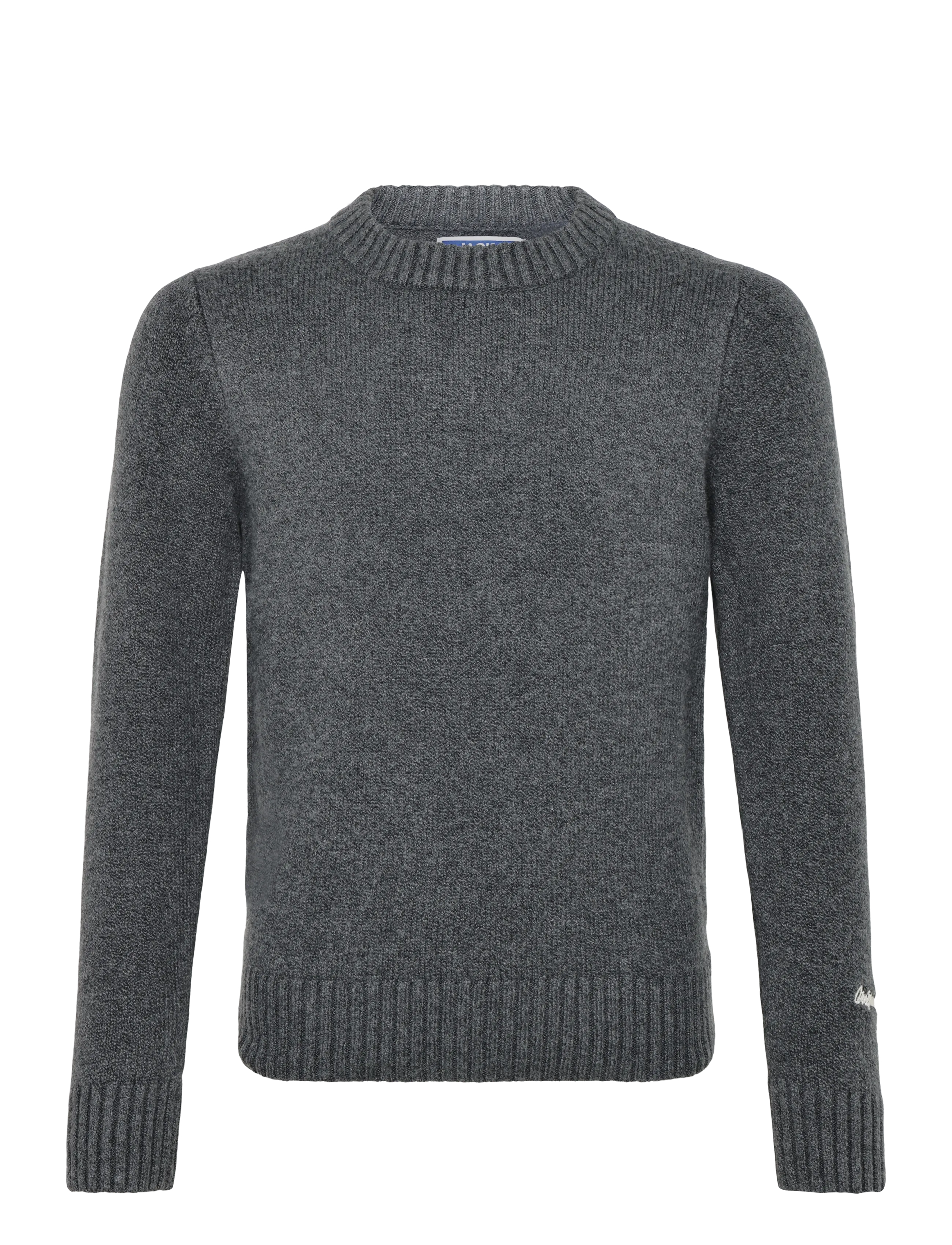 Jack & Jones JORNORREBRO KNIT CREW NECK SN JNR - Shoppa efter storlek - DARK GREY MELANGE / grey