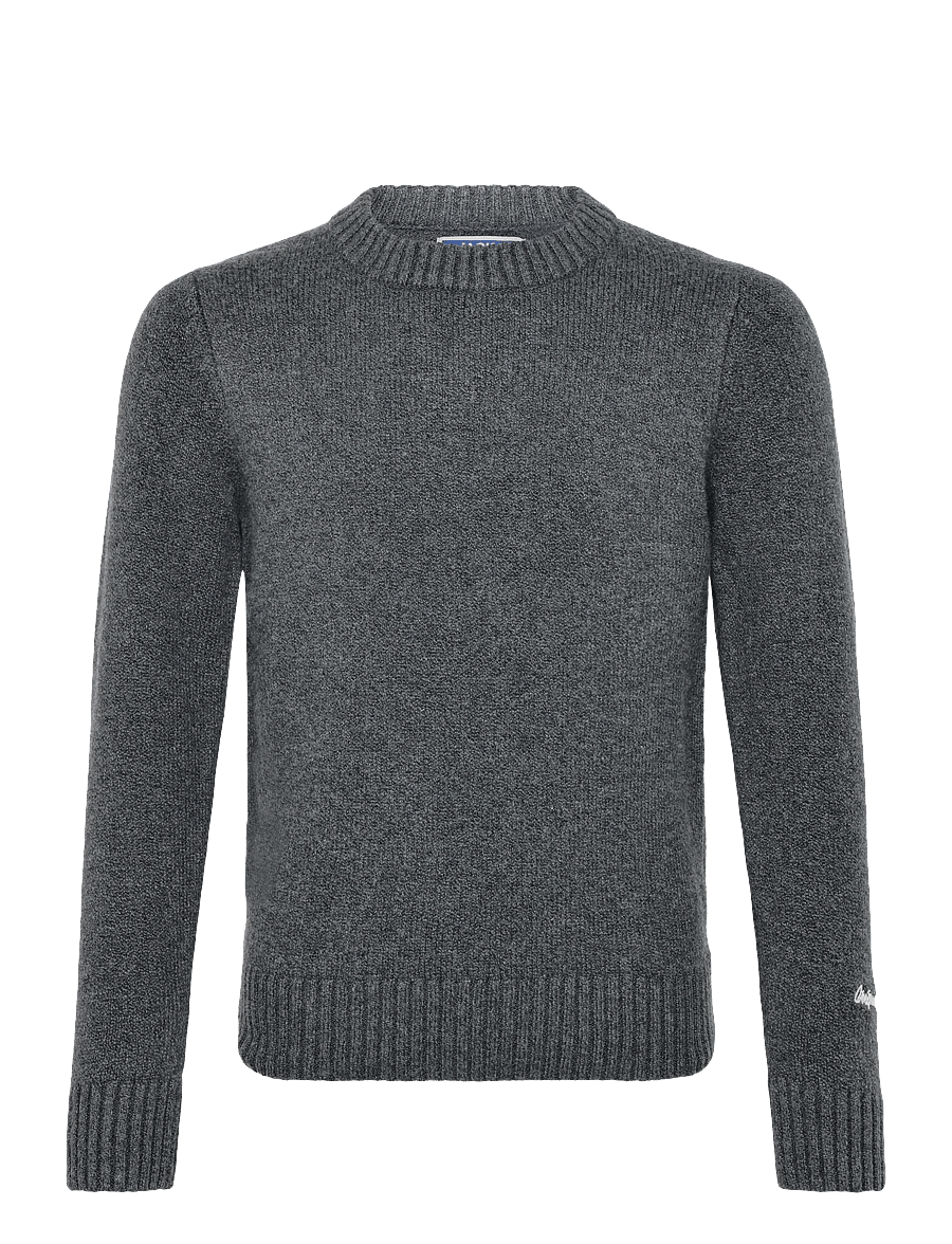 Jack & Jones - JORNORREBRO KNIT CREW NECK SN JNR - trøjer - dark grey melange - 1