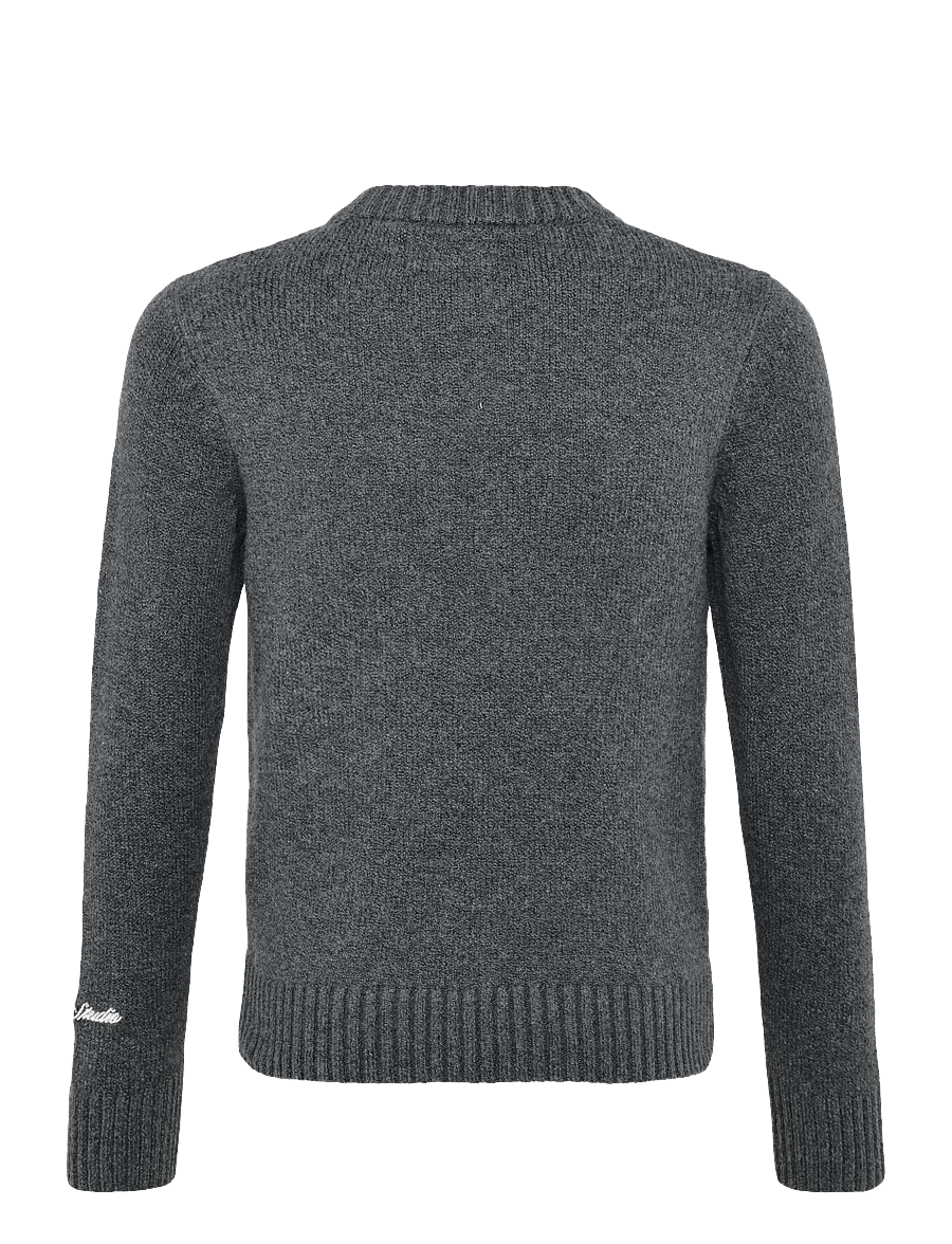 Jack & Jones - JORNORREBRO KNIT CREW NECK SN JNR - trøjer - dark grey melange - 2