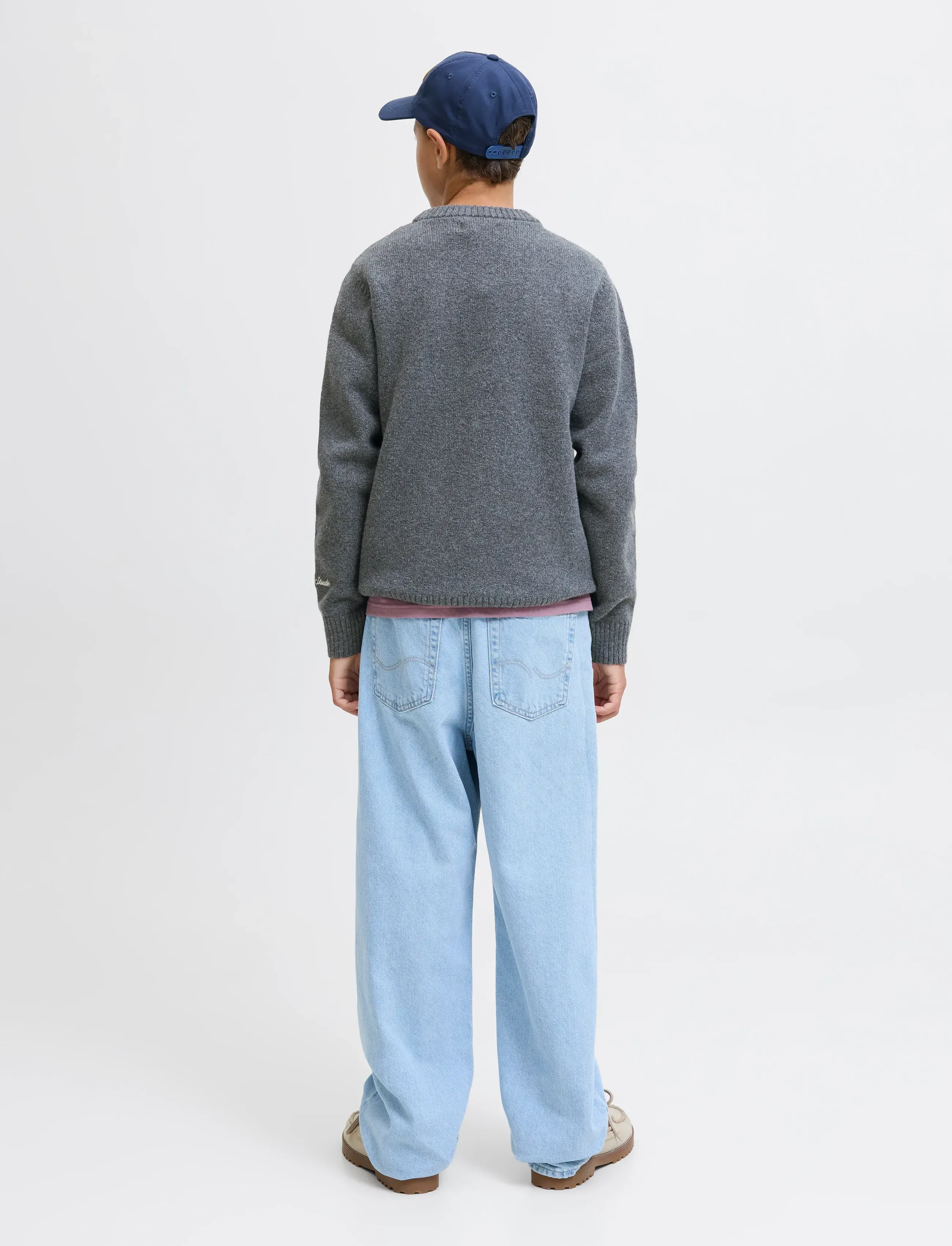 Jack & Jones - JORNORREBRO KNIT CREW NECK SN JNR - džemprid - dark grey melange - 2