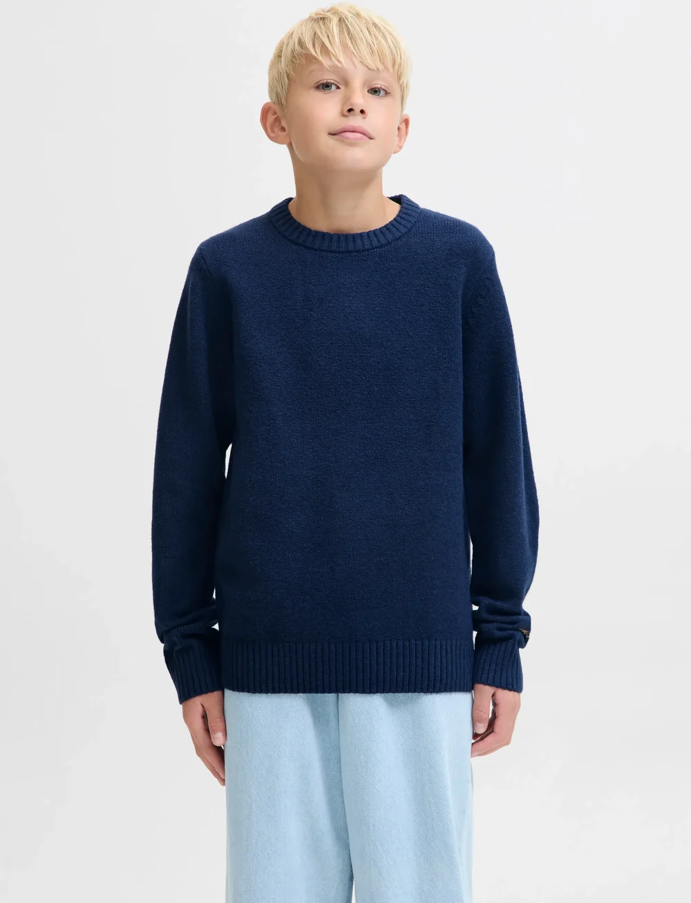 Jack & Jones - JORNORREBRO KNIT CREW NECK SN JNR - pullover - ocean cavern - 0