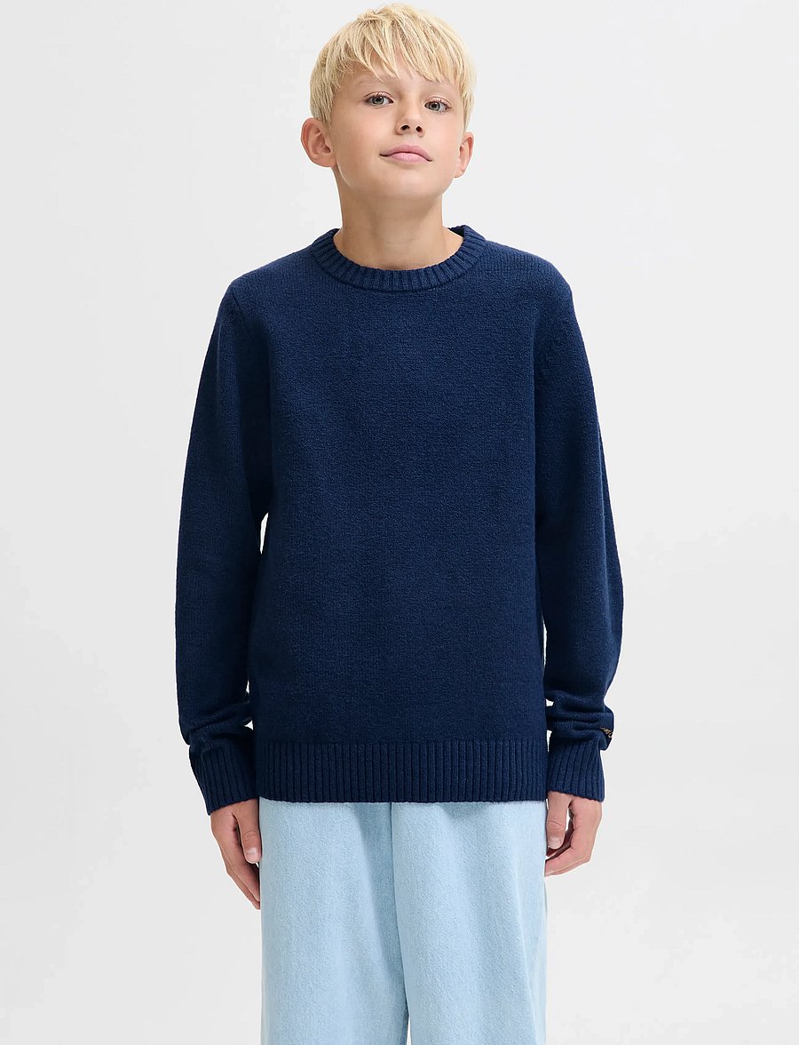 Jack & Jones - JORNORREBRO KNIT CREW NECK SN JNR - trøjer - ocean cavern - 0