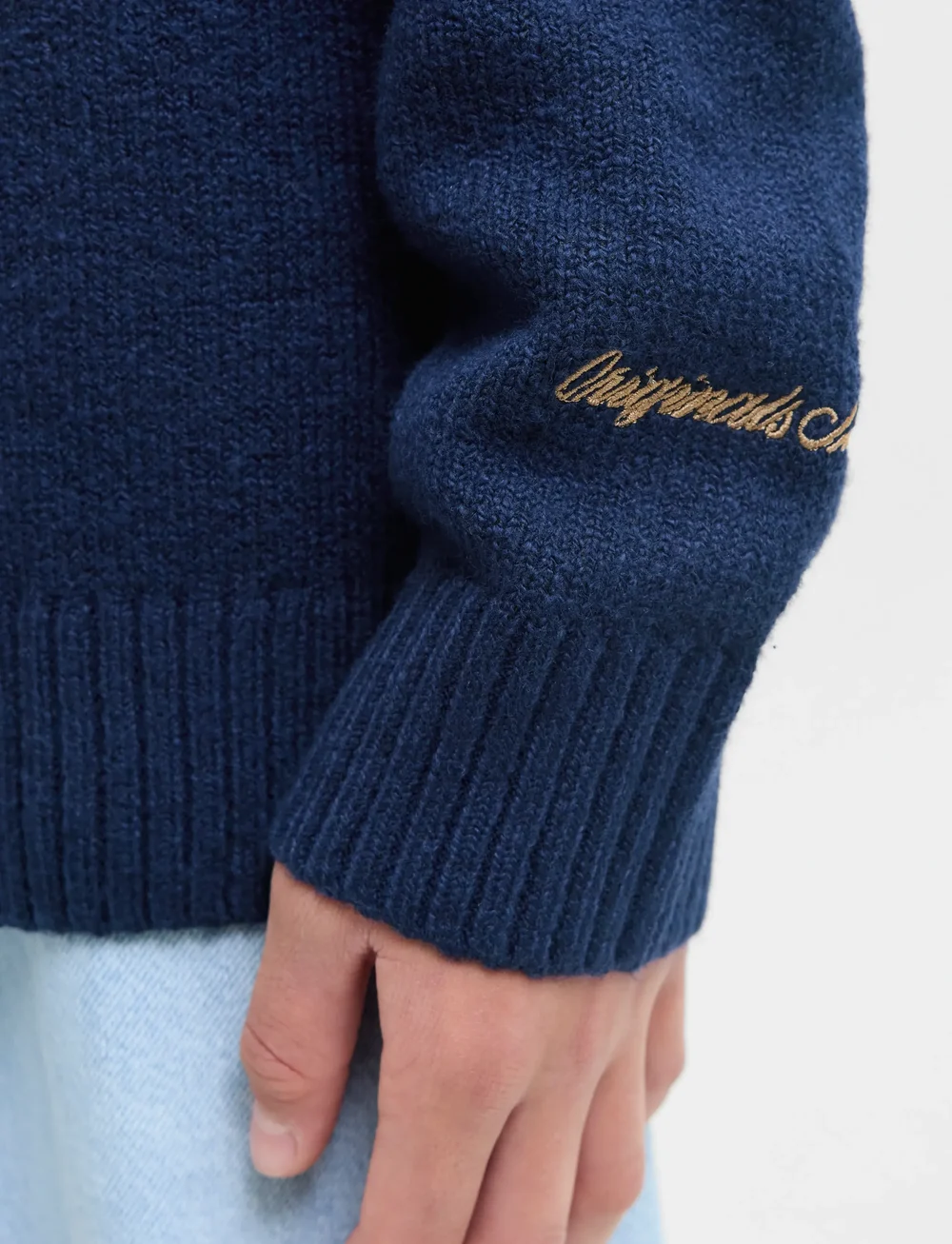 Jack & Jones - JORNORREBRO KNIT CREW NECK SN JNR - pullover - ocean cavern - 3