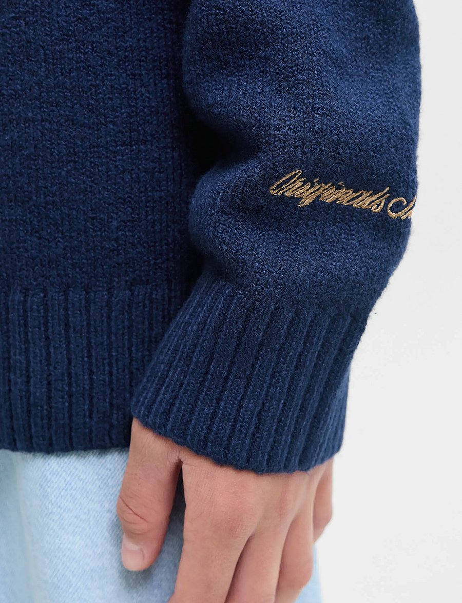 Jack & Jones - JORNORREBRO KNIT CREW NECK SN JNR - trøjer - ocean cavern - 3