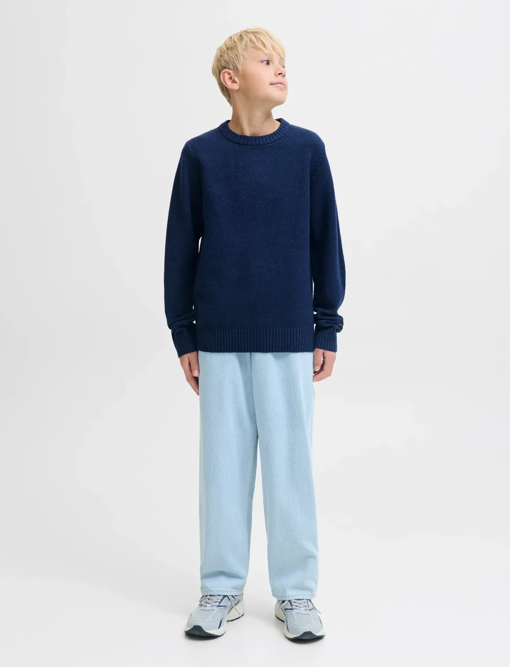 Jack & Jones - JORNORREBRO KNIT CREW NECK SN JNR - pullover - ocean cavern - 4